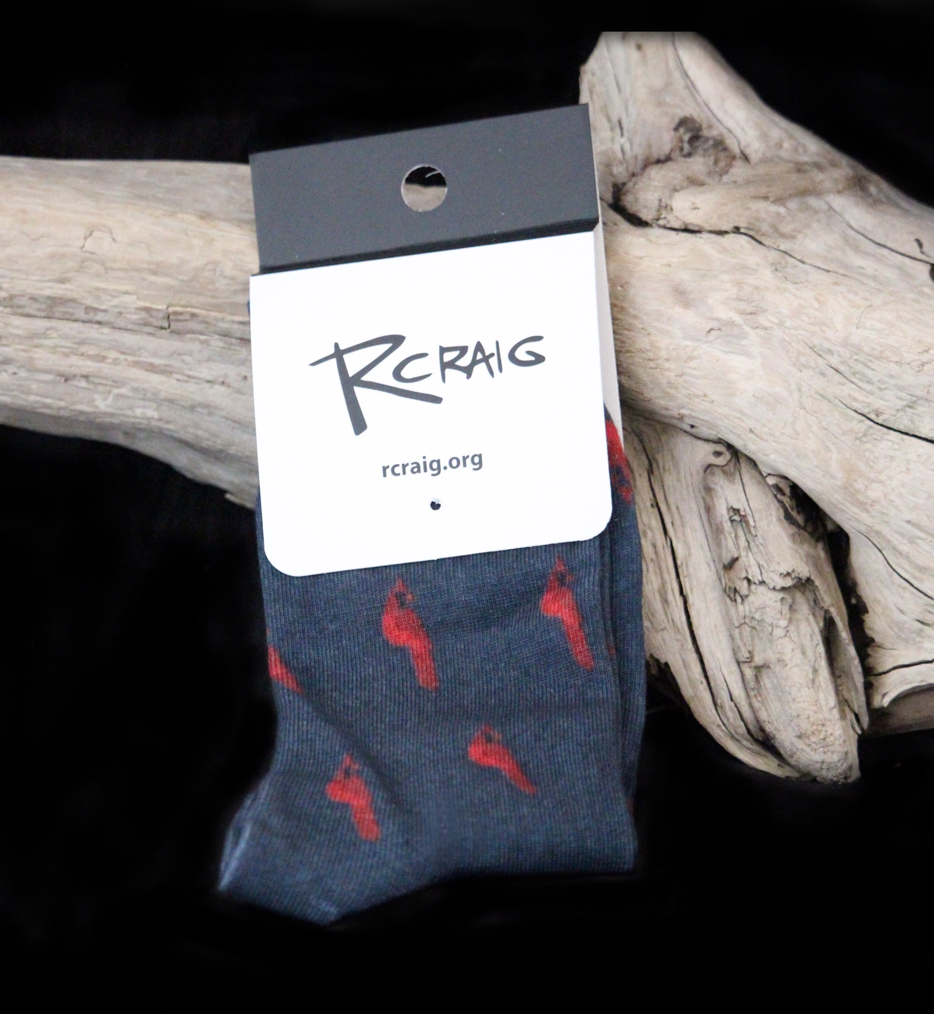 Cardinal Socks by Robbie Craig