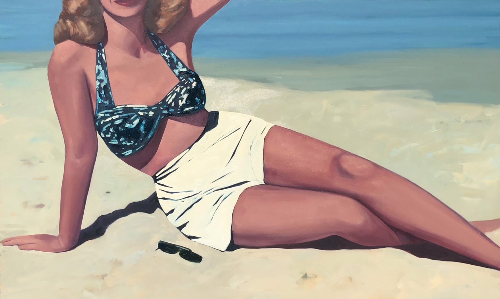 Beautiful Beach Day by Tracey Sylvester Harris