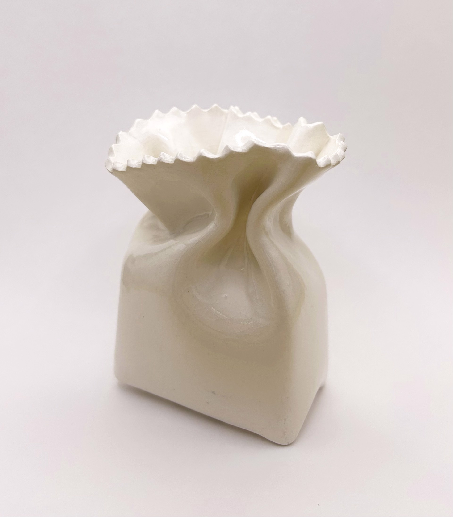 Ruffled Bag by Chandra Beadleston