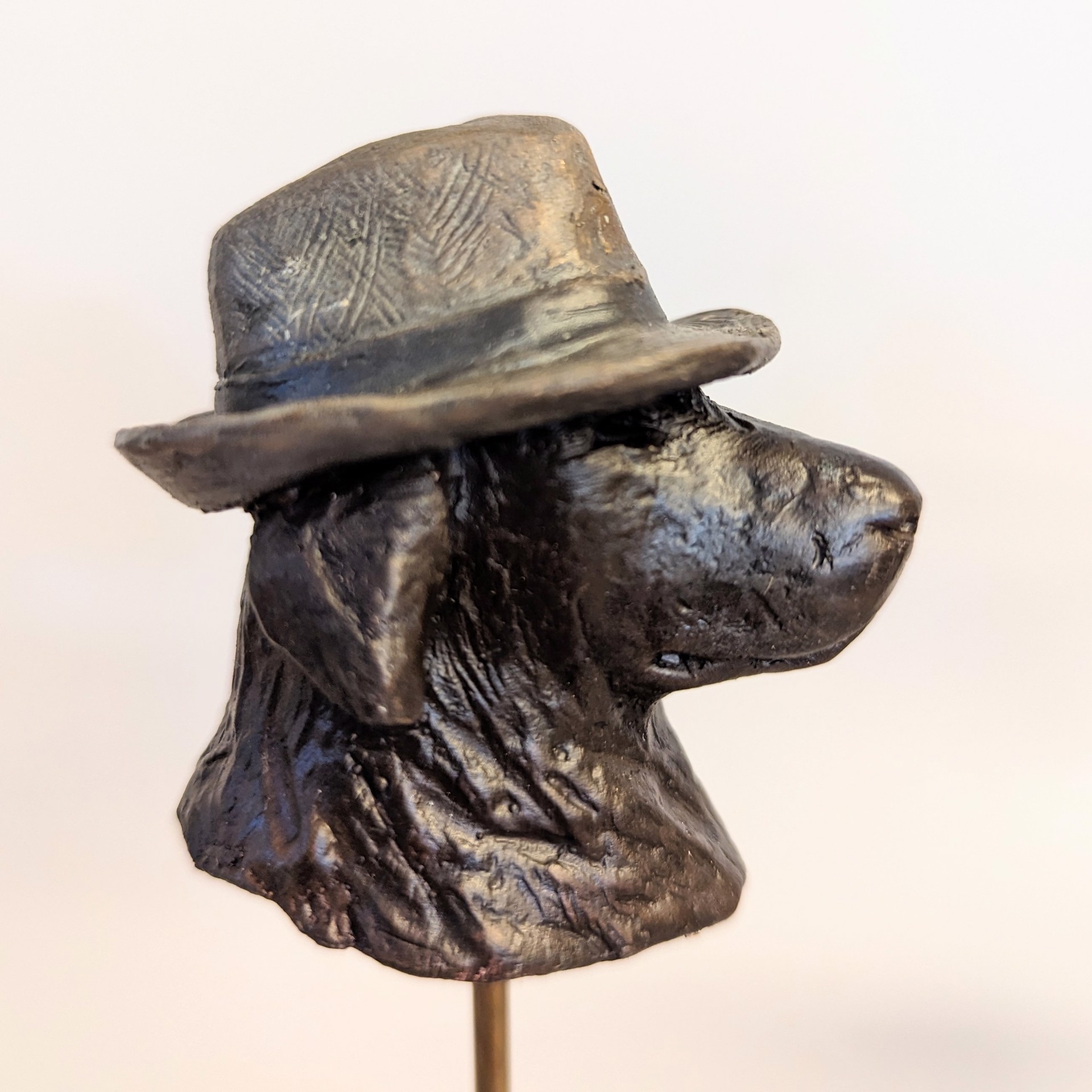 Hat Bobblehead by Fran Nicholson