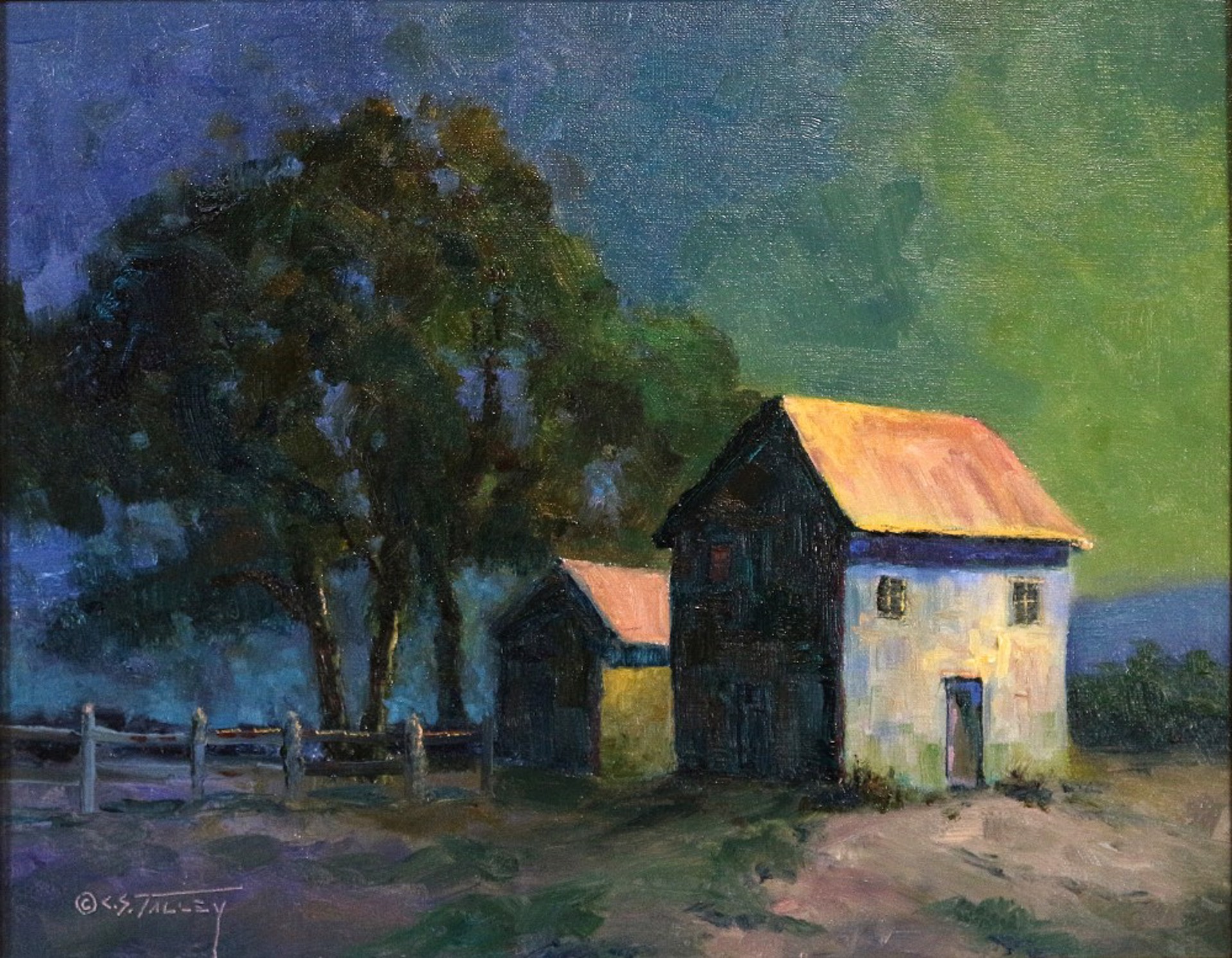 Moonlight, Fredericksburg Farm by C. S. Talley