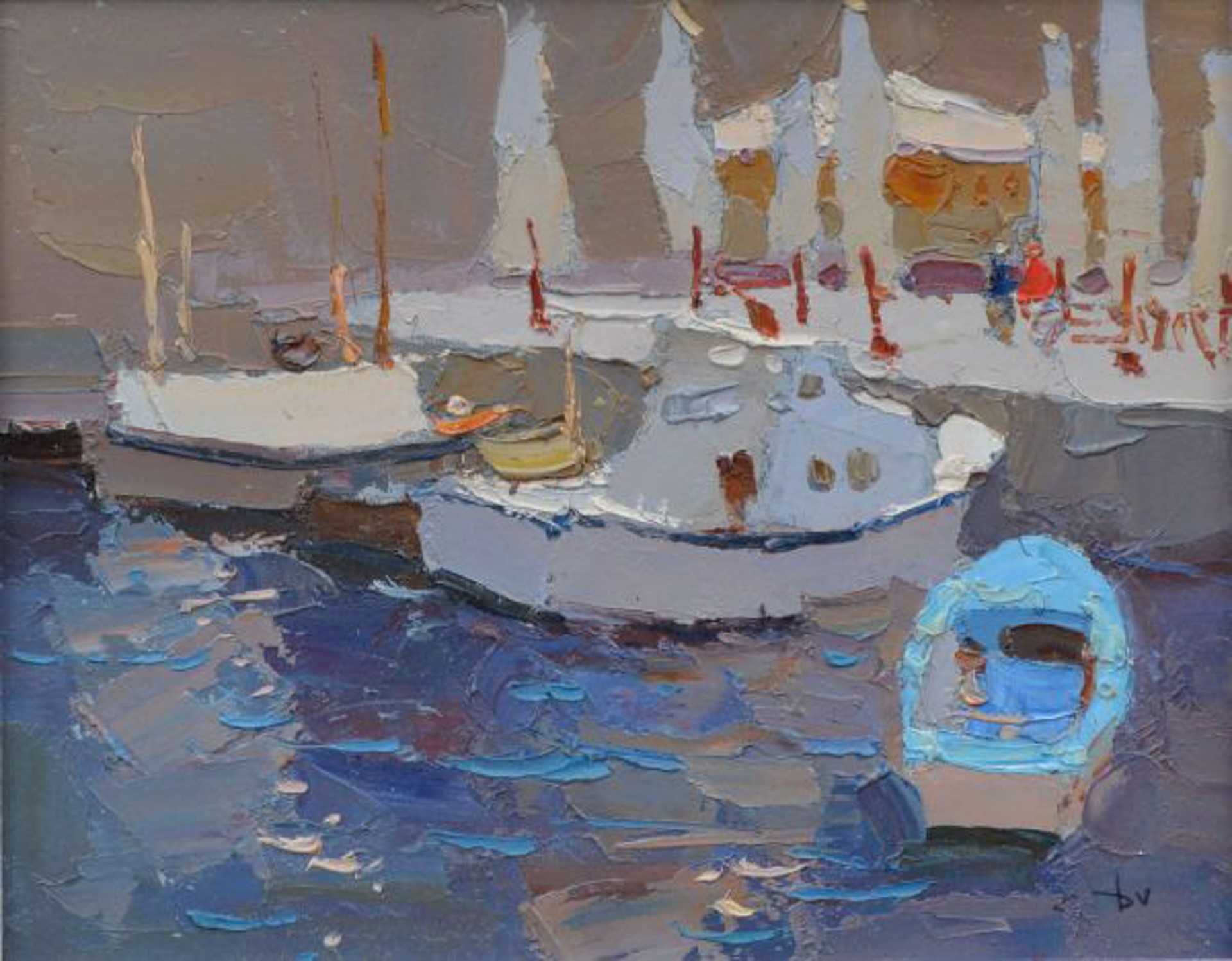 Boats and Boats by Daniil Volkov