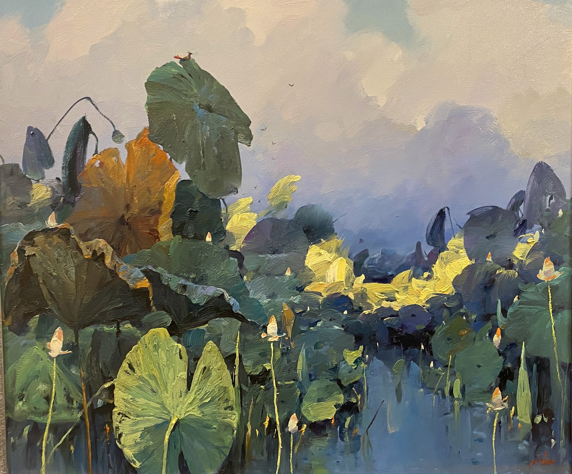 Lotus Pond Series No 3 by Ji Chen