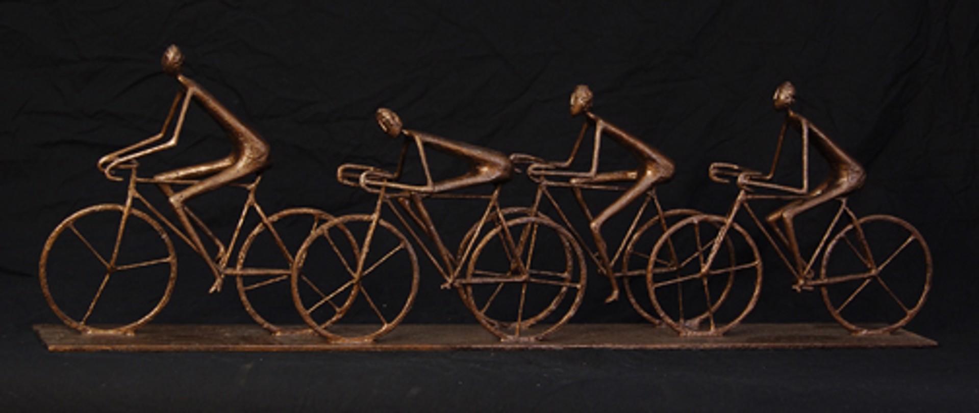 4 Bicyclists by Allen WYNN
