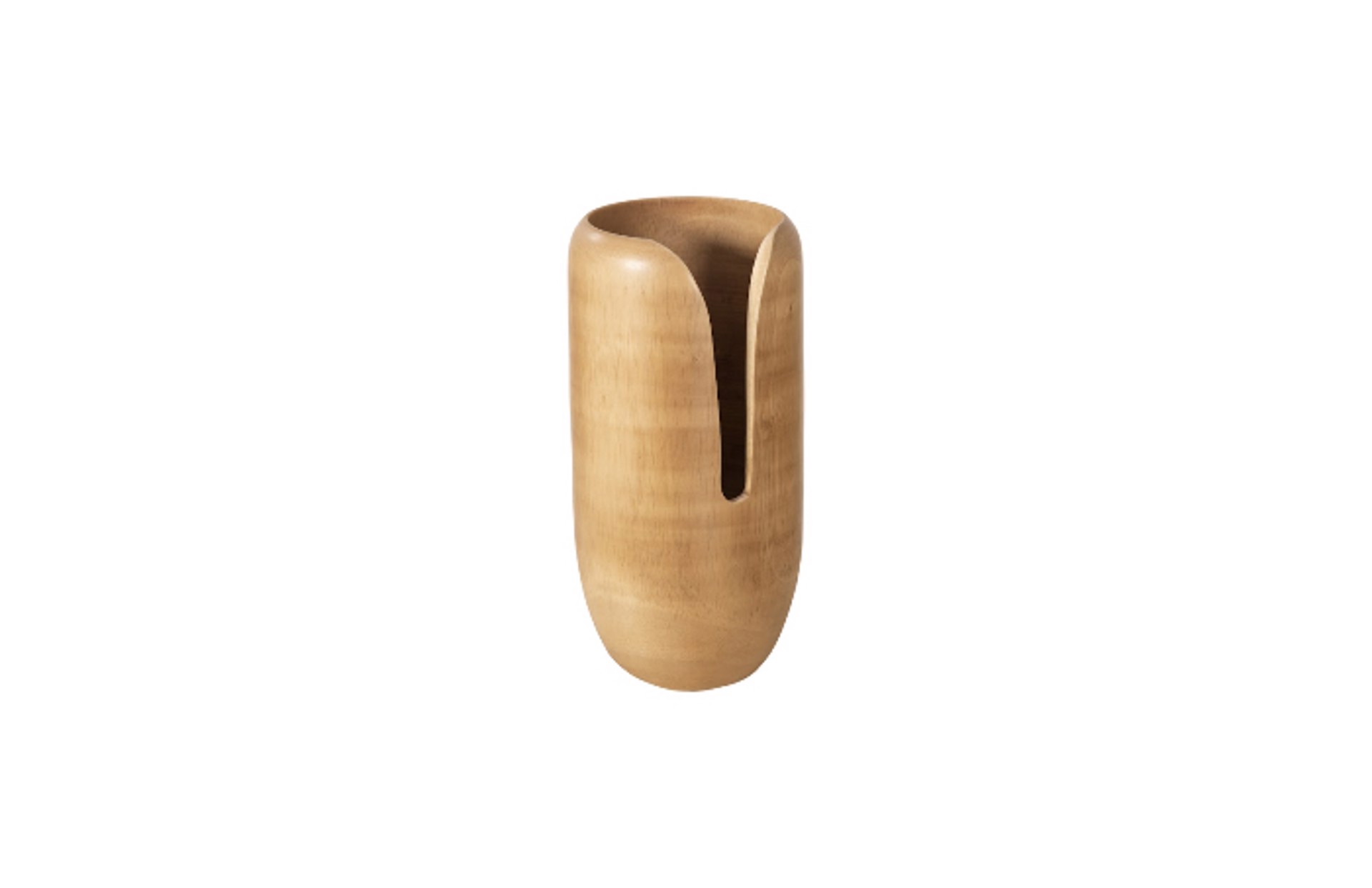Small Wood Vase by Sculpture