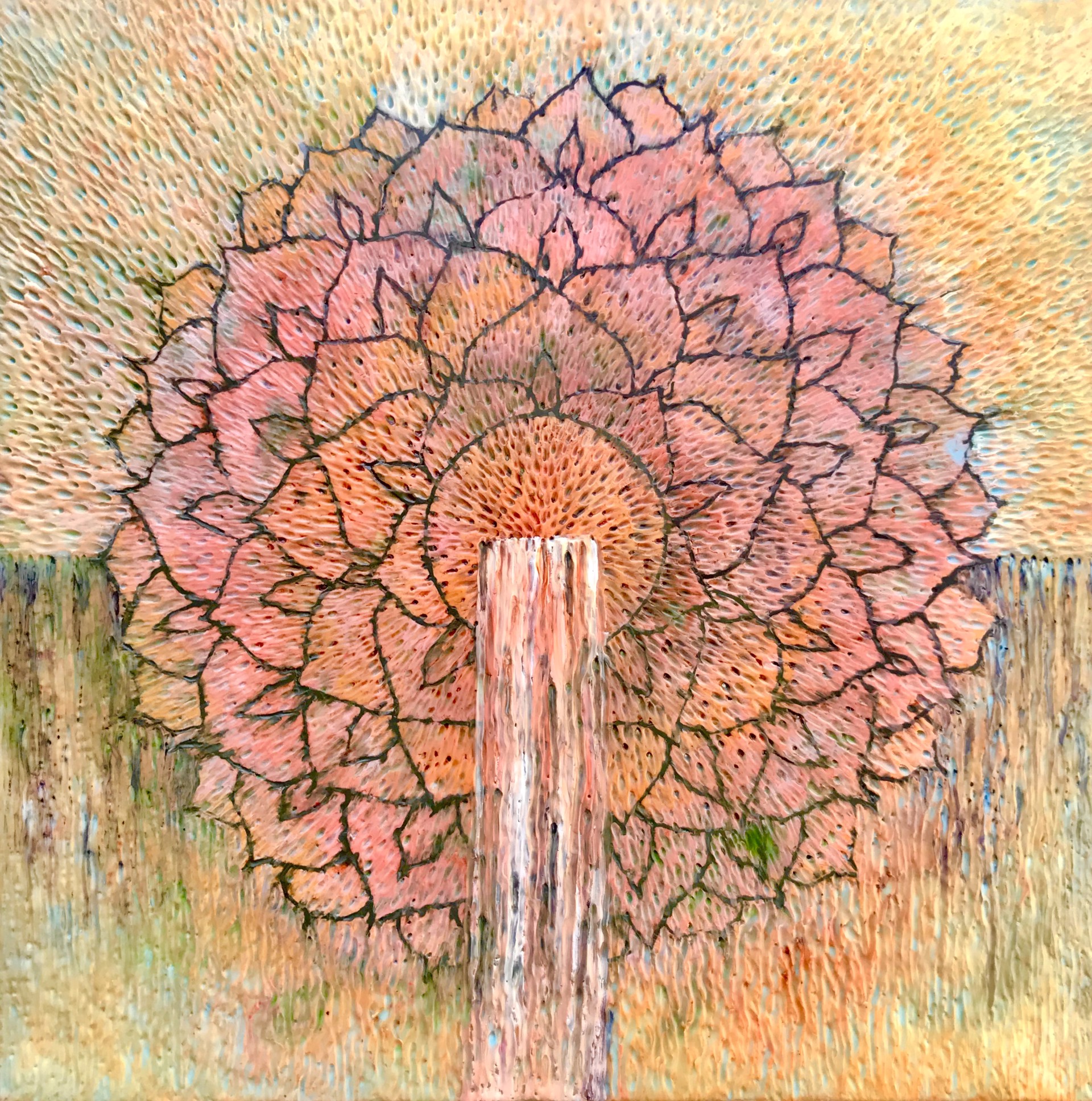 Lotus #9 (Overflow) by Barbara Walton