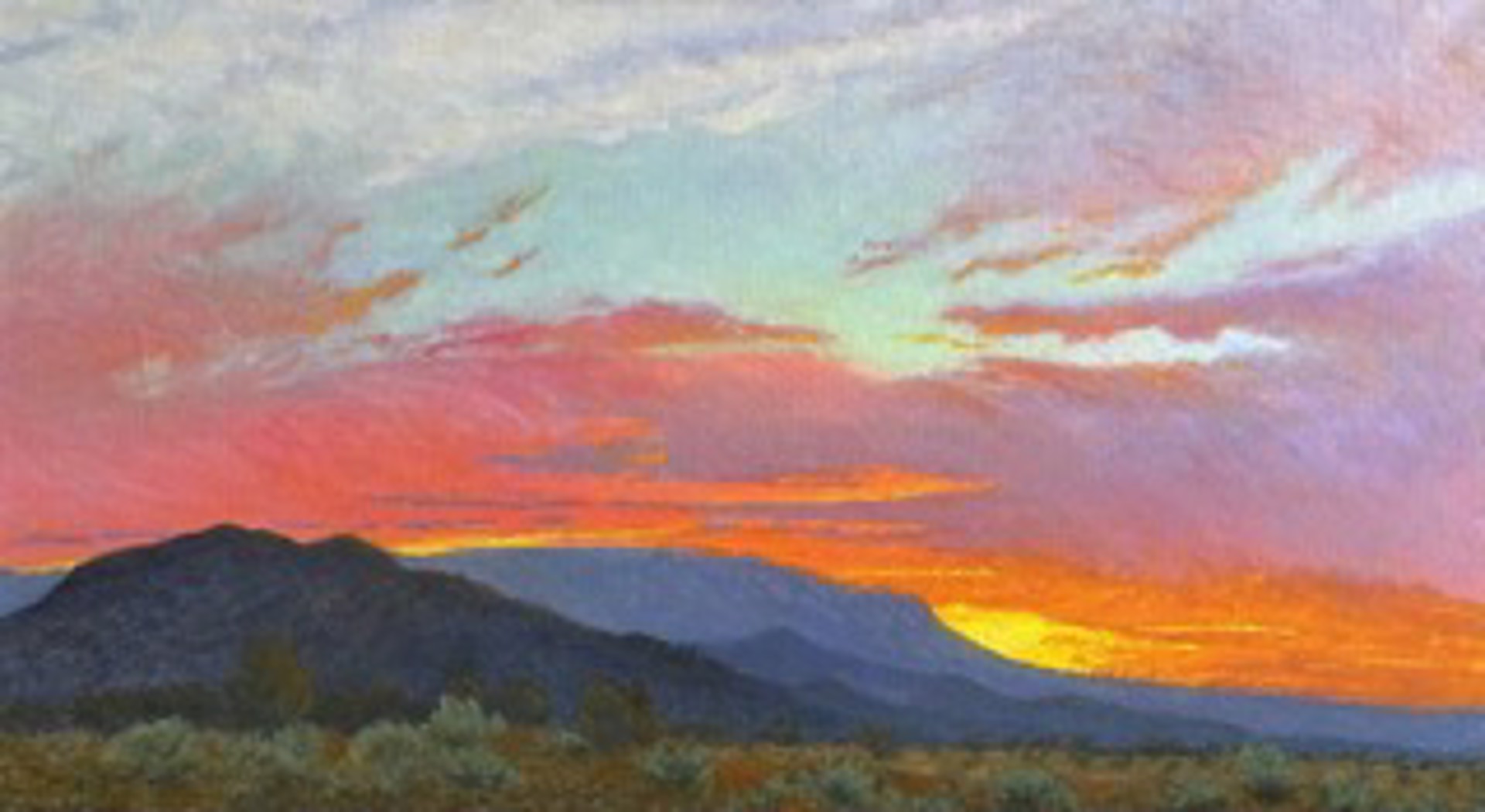 New Mexico Sunset by Laureen Hylka Wondolowski