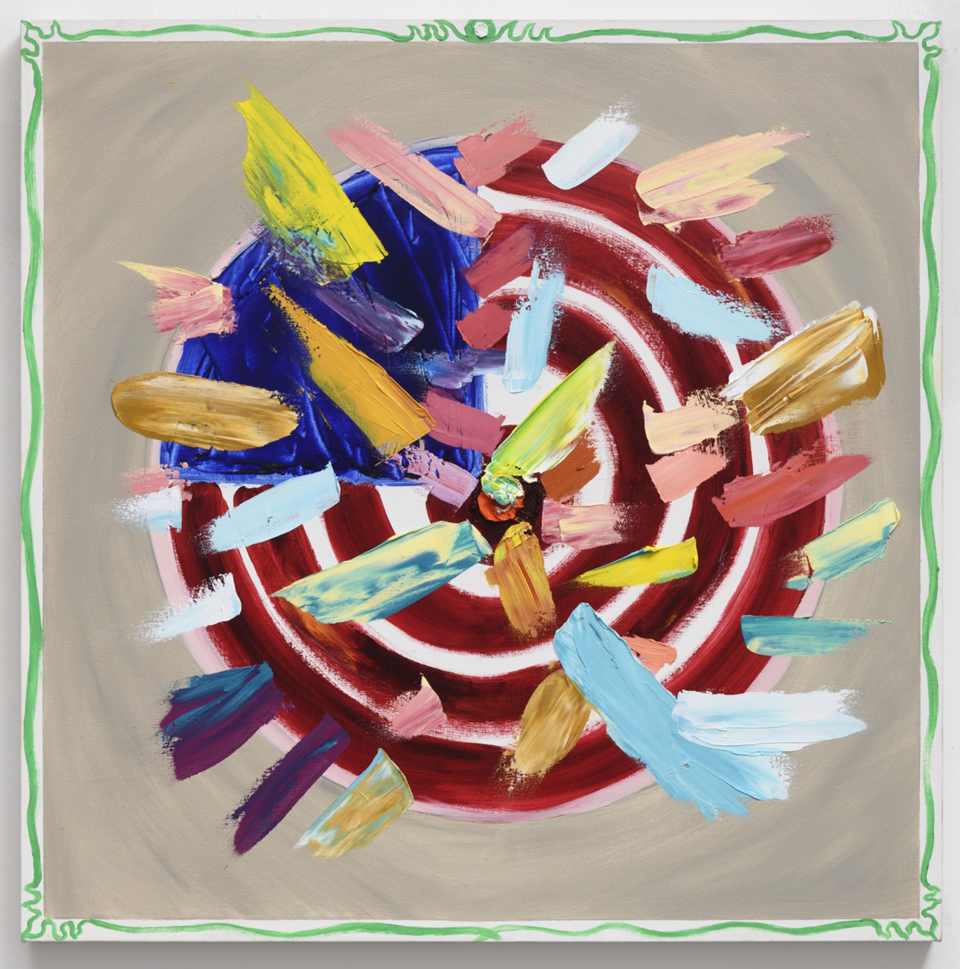Spring Map USA Bullseye by Susan Lizotte