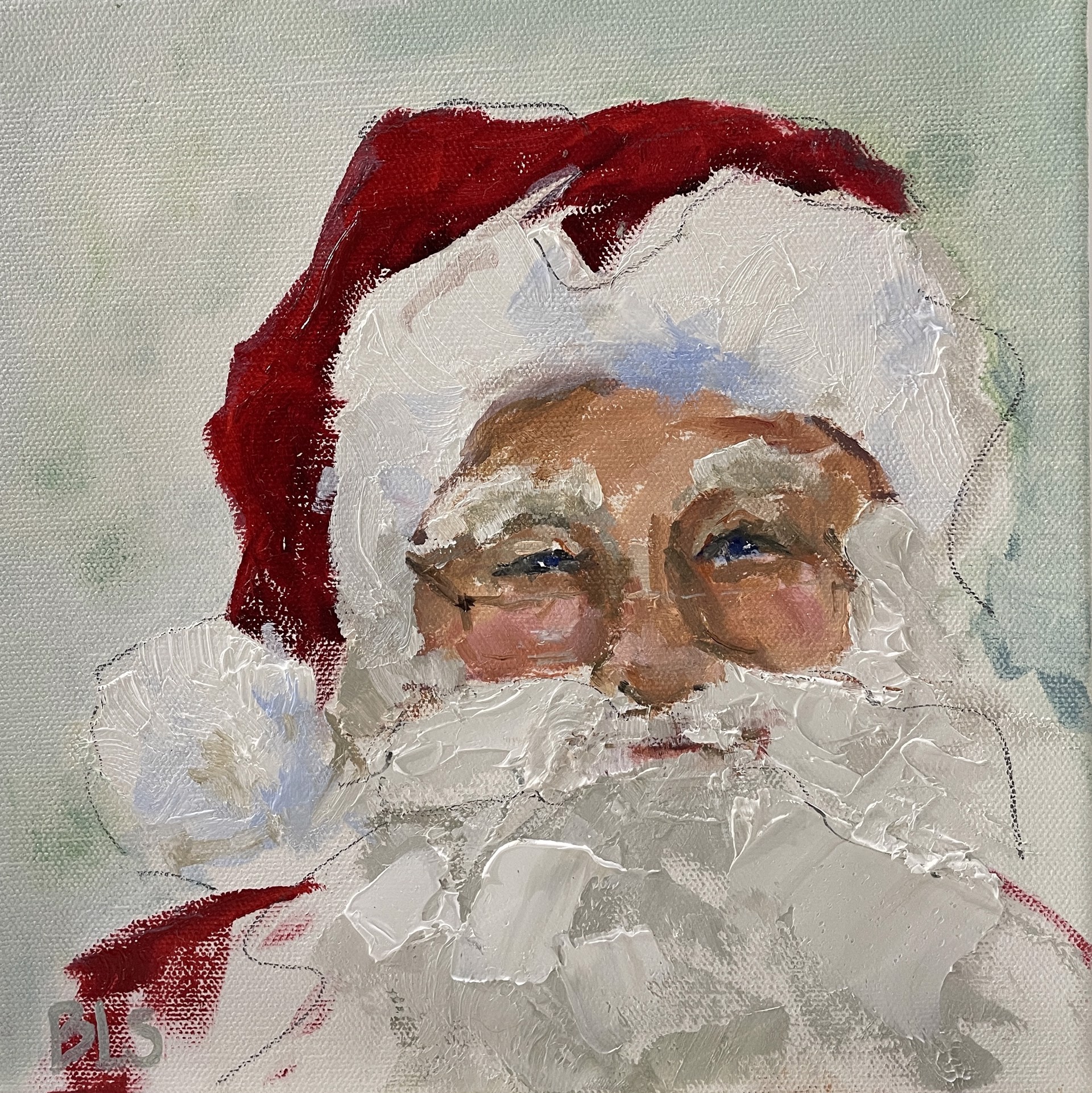 Santa II by Brenda Sulmonetti