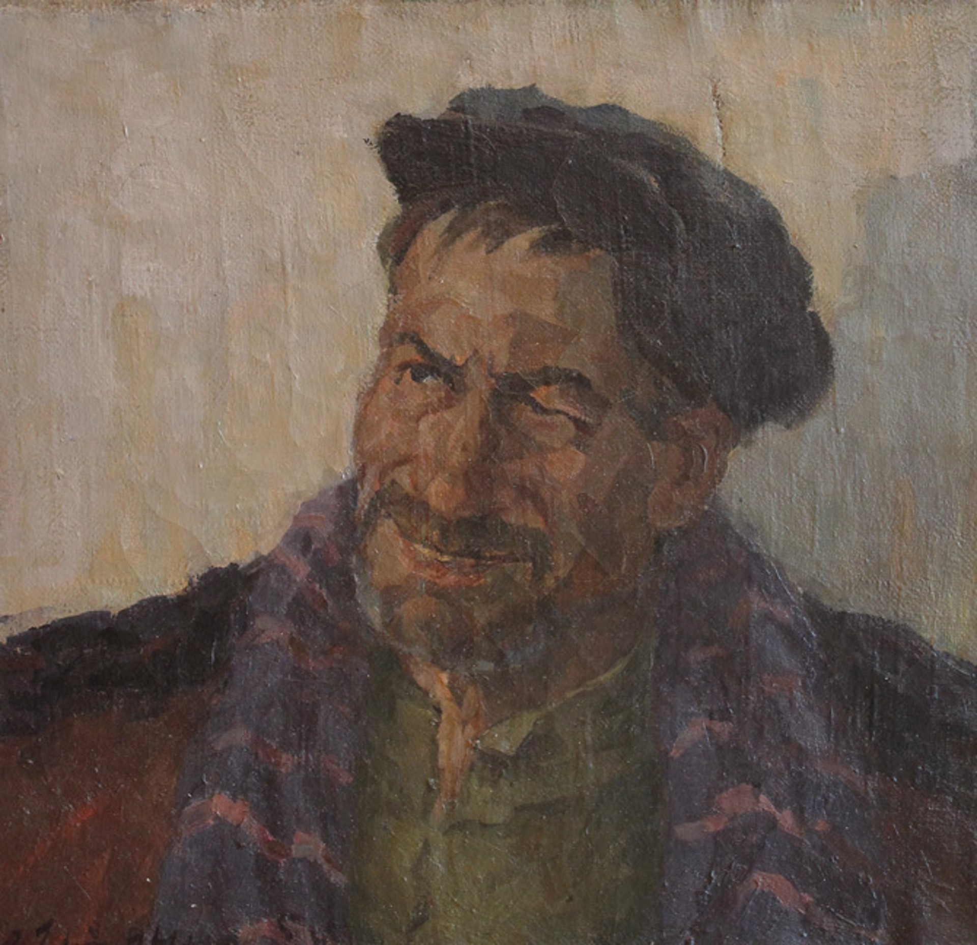 Old Worker by Viktor Letyanin