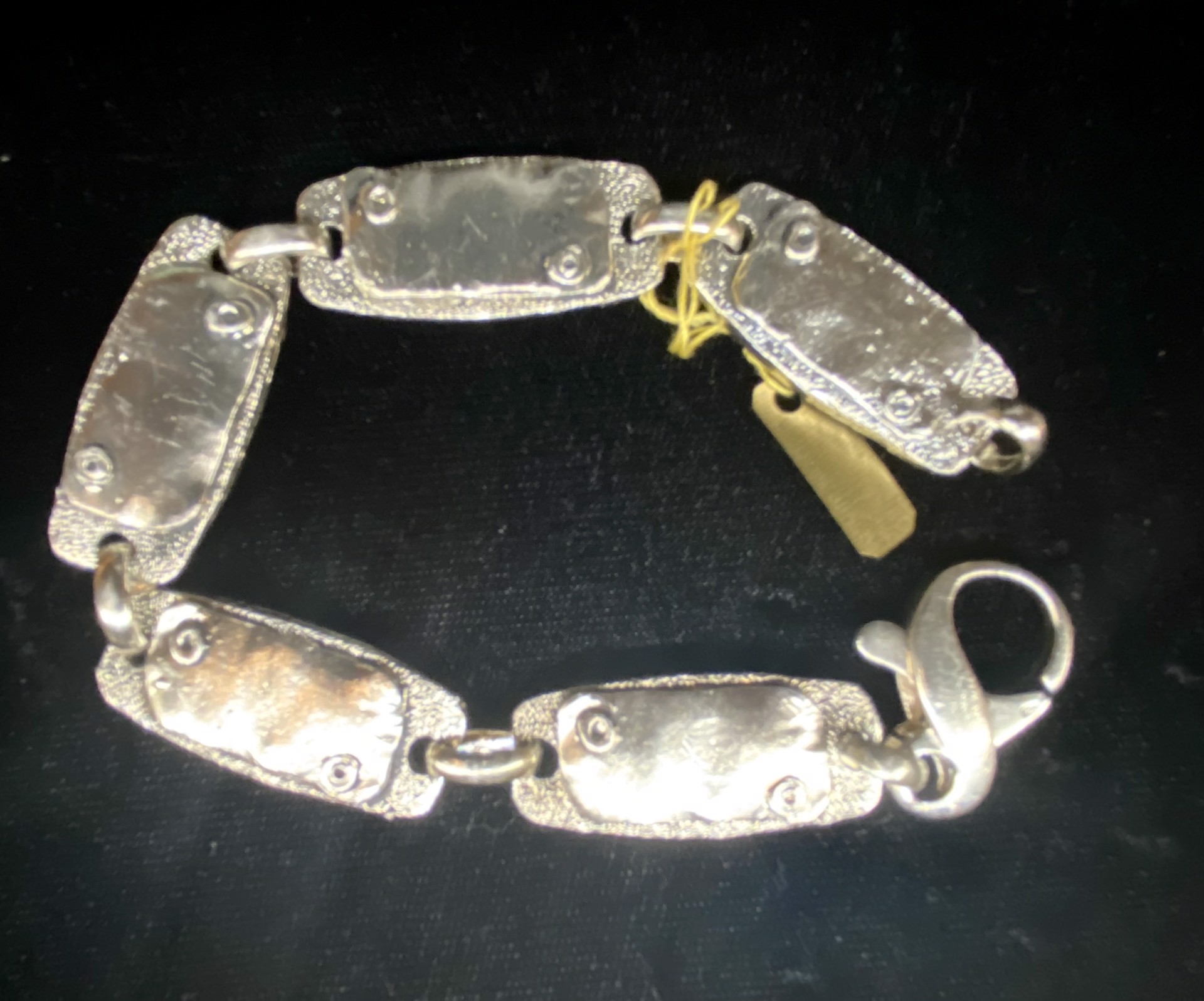 Sterling silver ingot bracelet - Anvil Collection by Jeri Mitrani