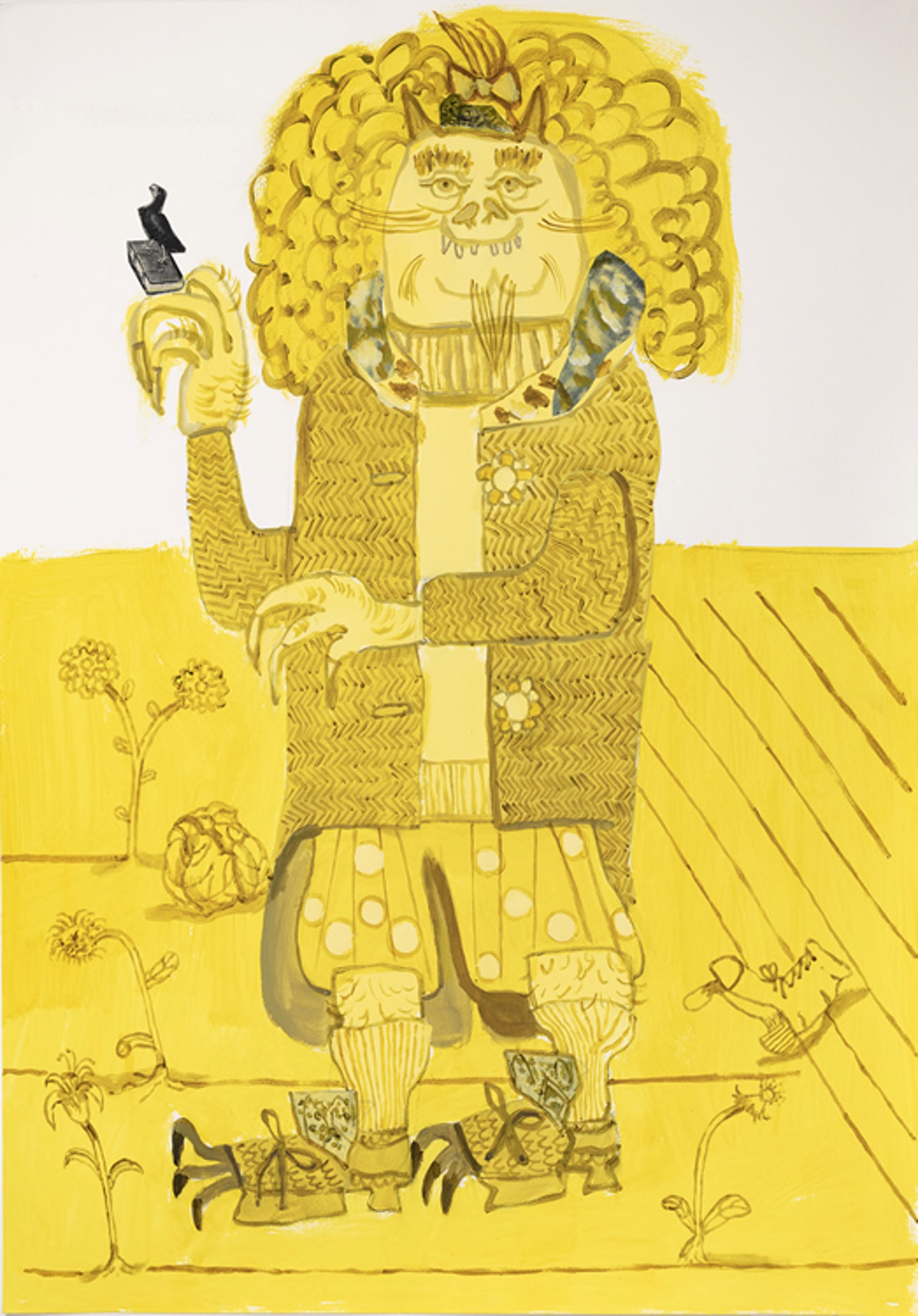 Yellow Tweed by Hannah Barrett