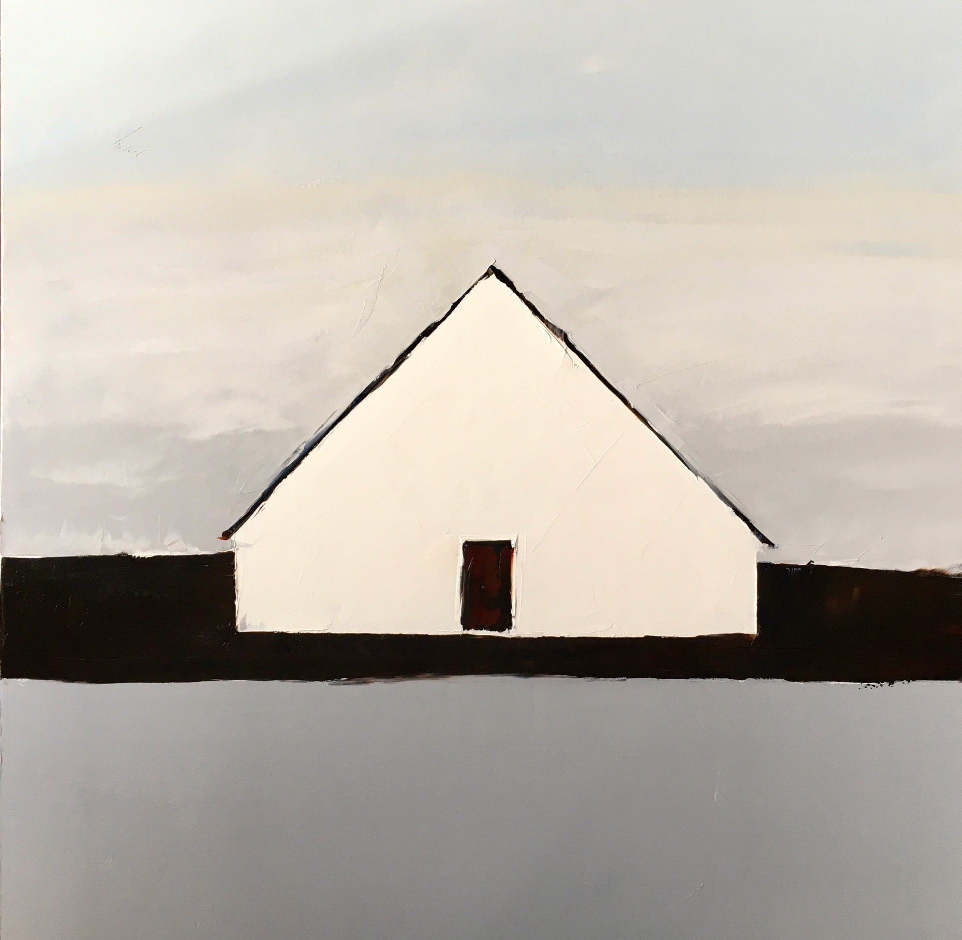 White Barn II by SANDRA PRATT