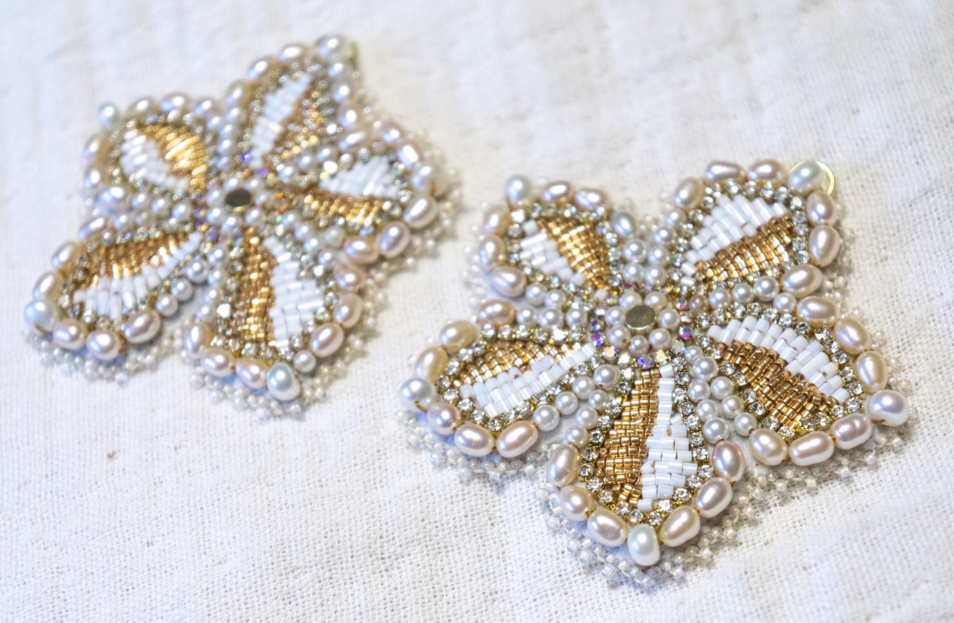 Wedding Earrings by Hattie Lee Mendoza