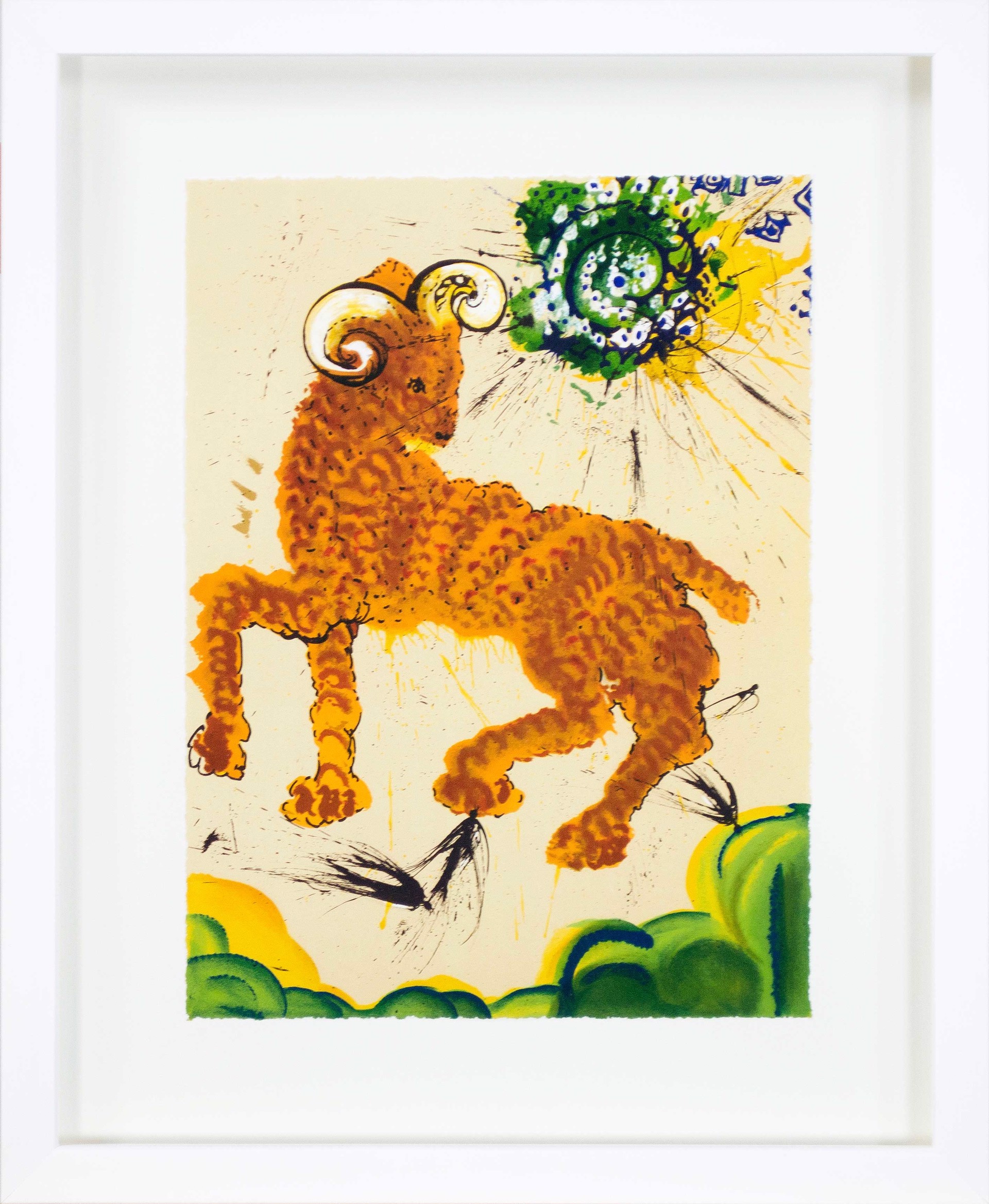Aries From Signs of the Zodiac Series by Salvador Dali