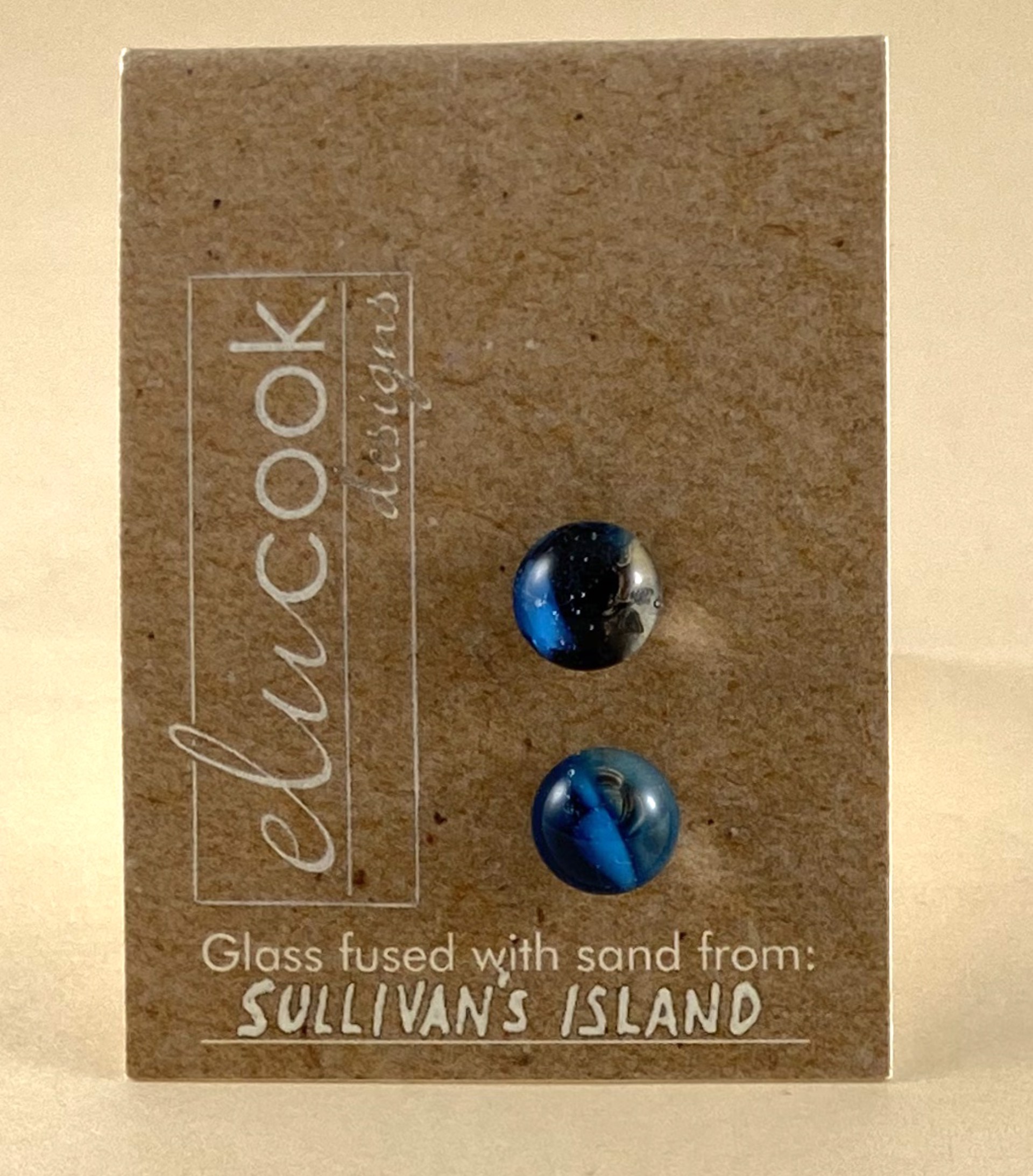 Button Earrings (ss), 7u by Emily Cook