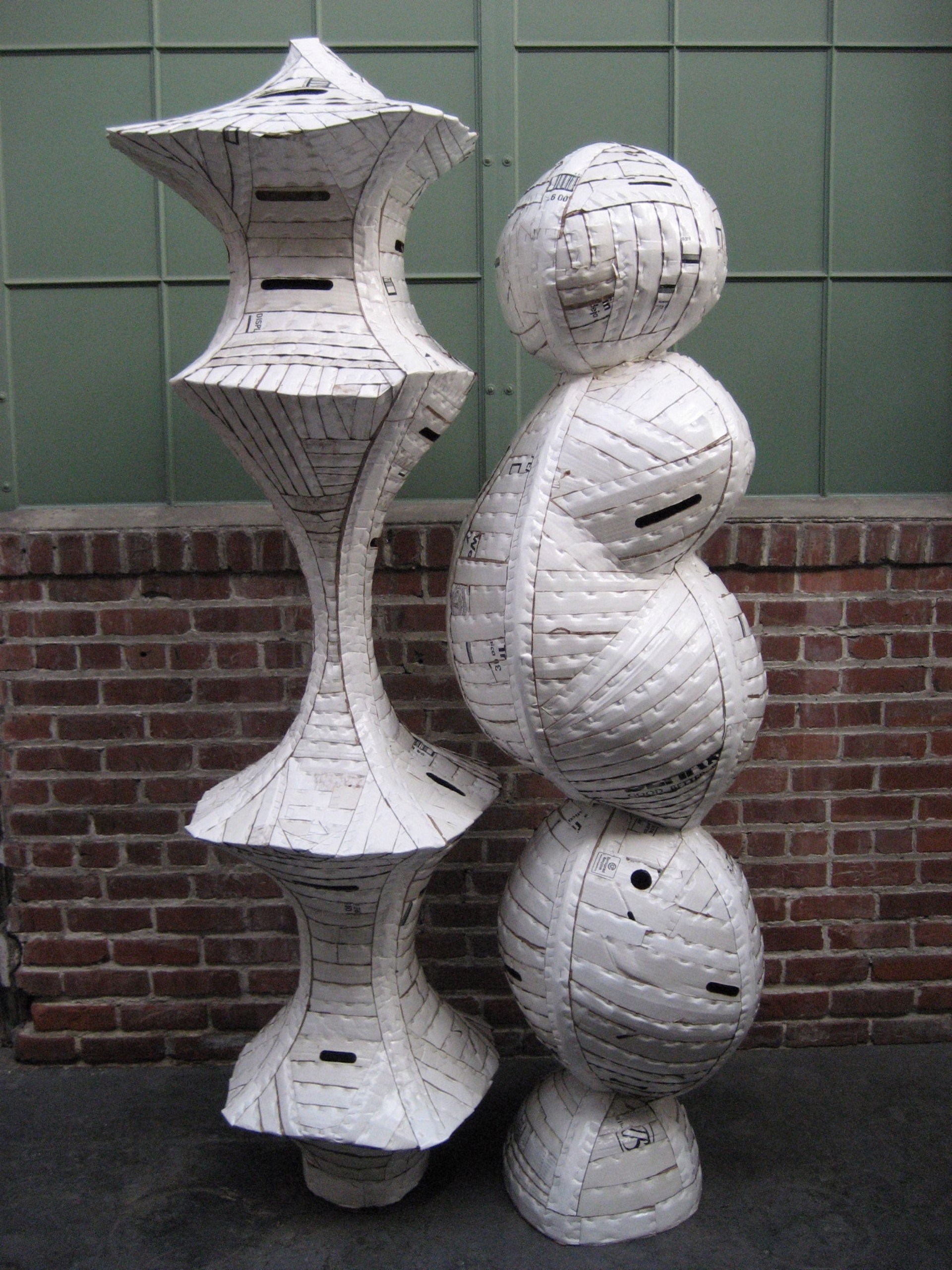 Personages (Dovetail Couple), pair by Ann Weber