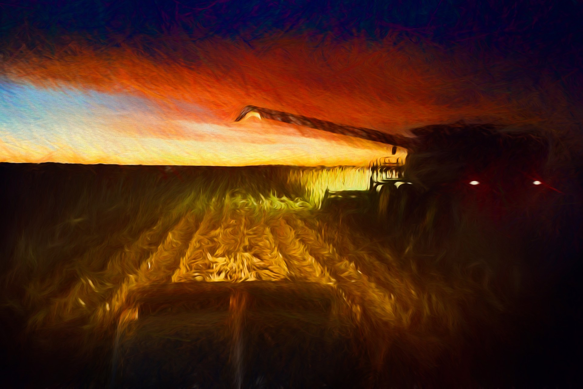 Twilight Harvest by Thomas Zimmerman