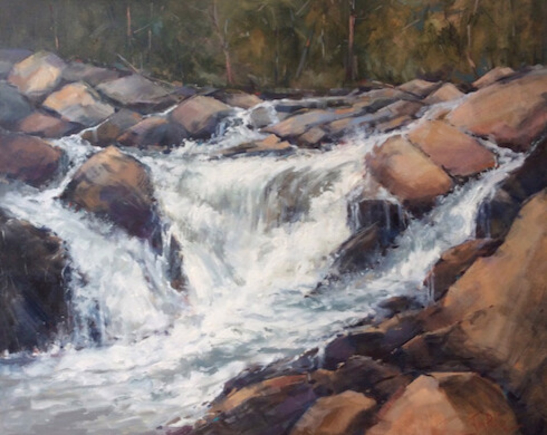 River Rapids Tumut by John Perkins