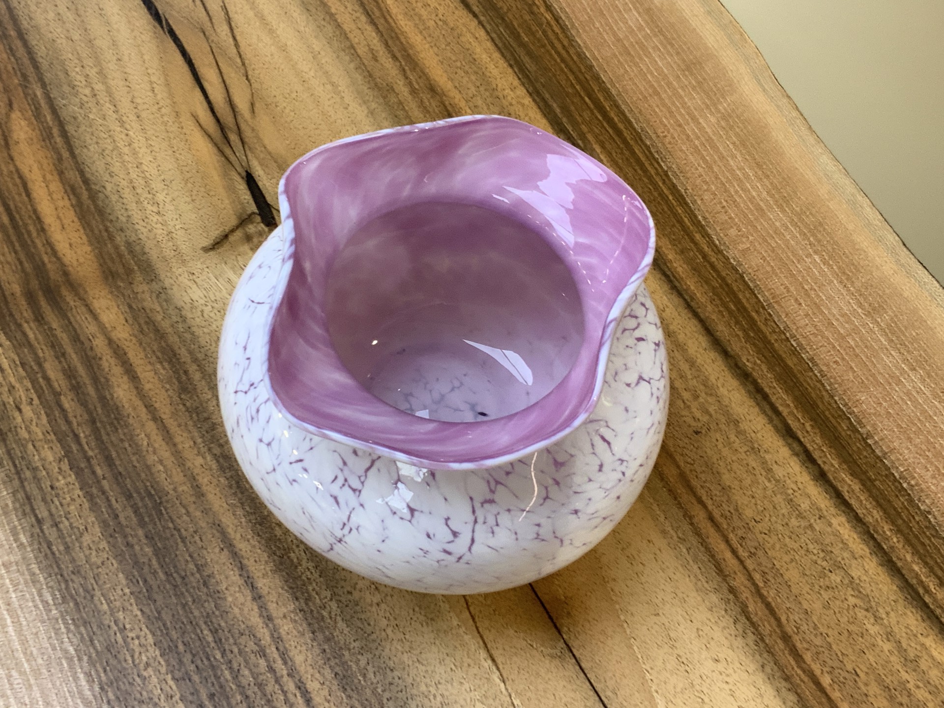 Pink Frilly Vase 1 by Hayden MacRae