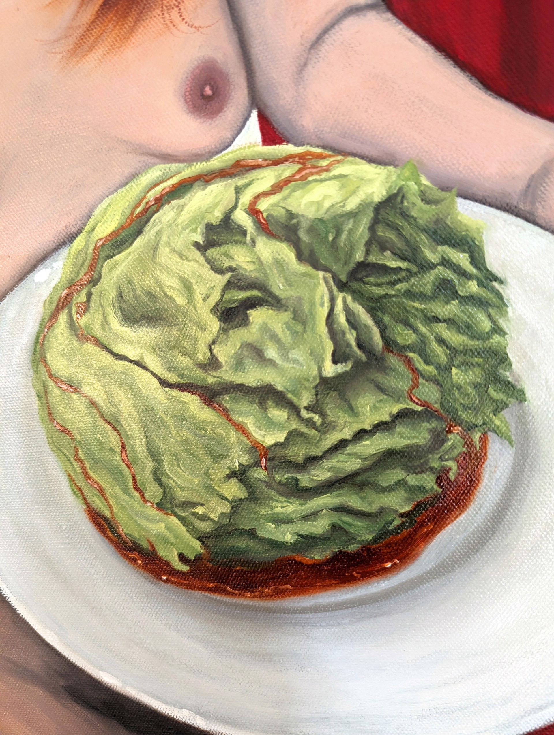 Head on Platter by Annie Brito Hodgin