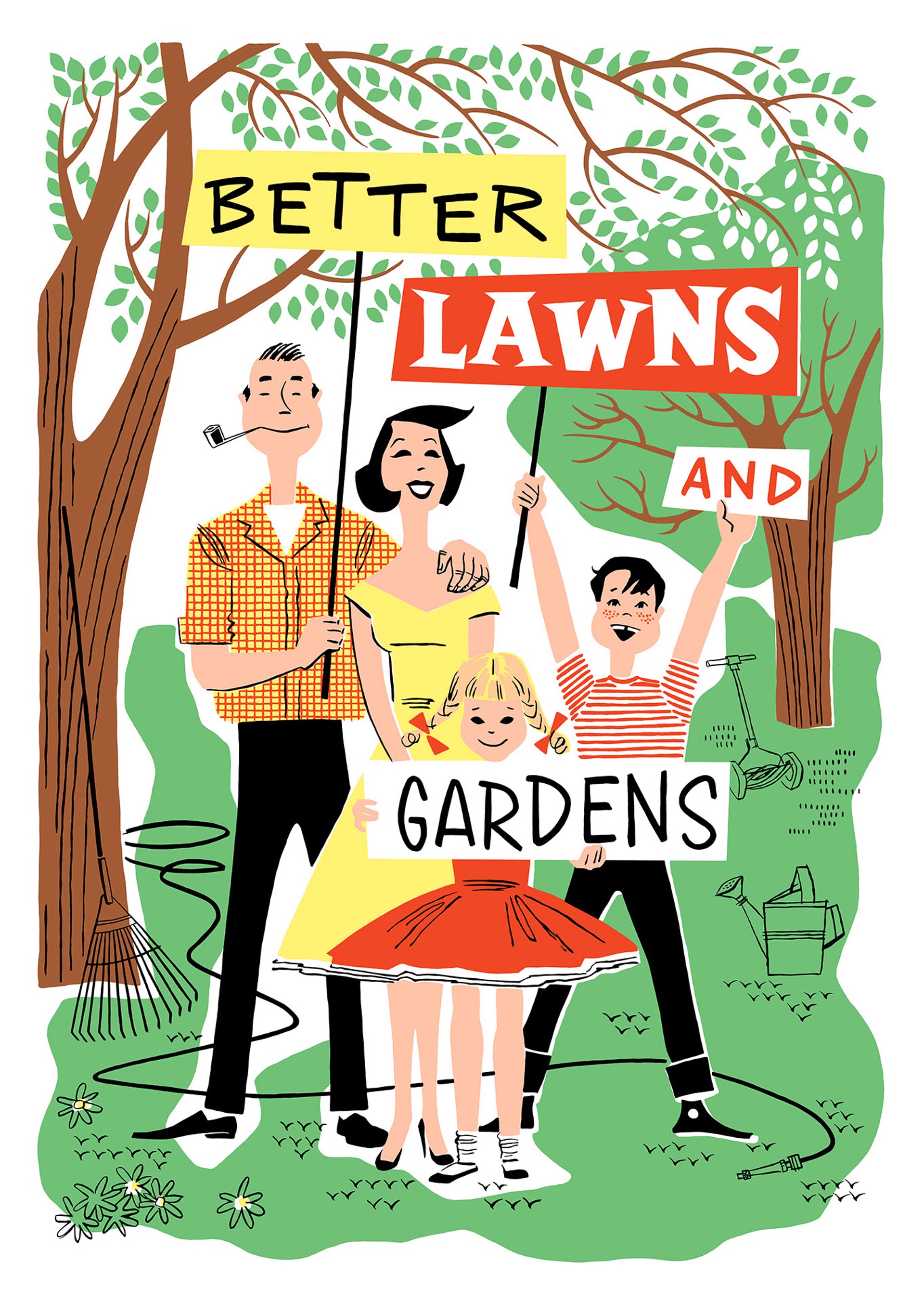 Better Lawns and Gardens (framed) by Mark Hosford