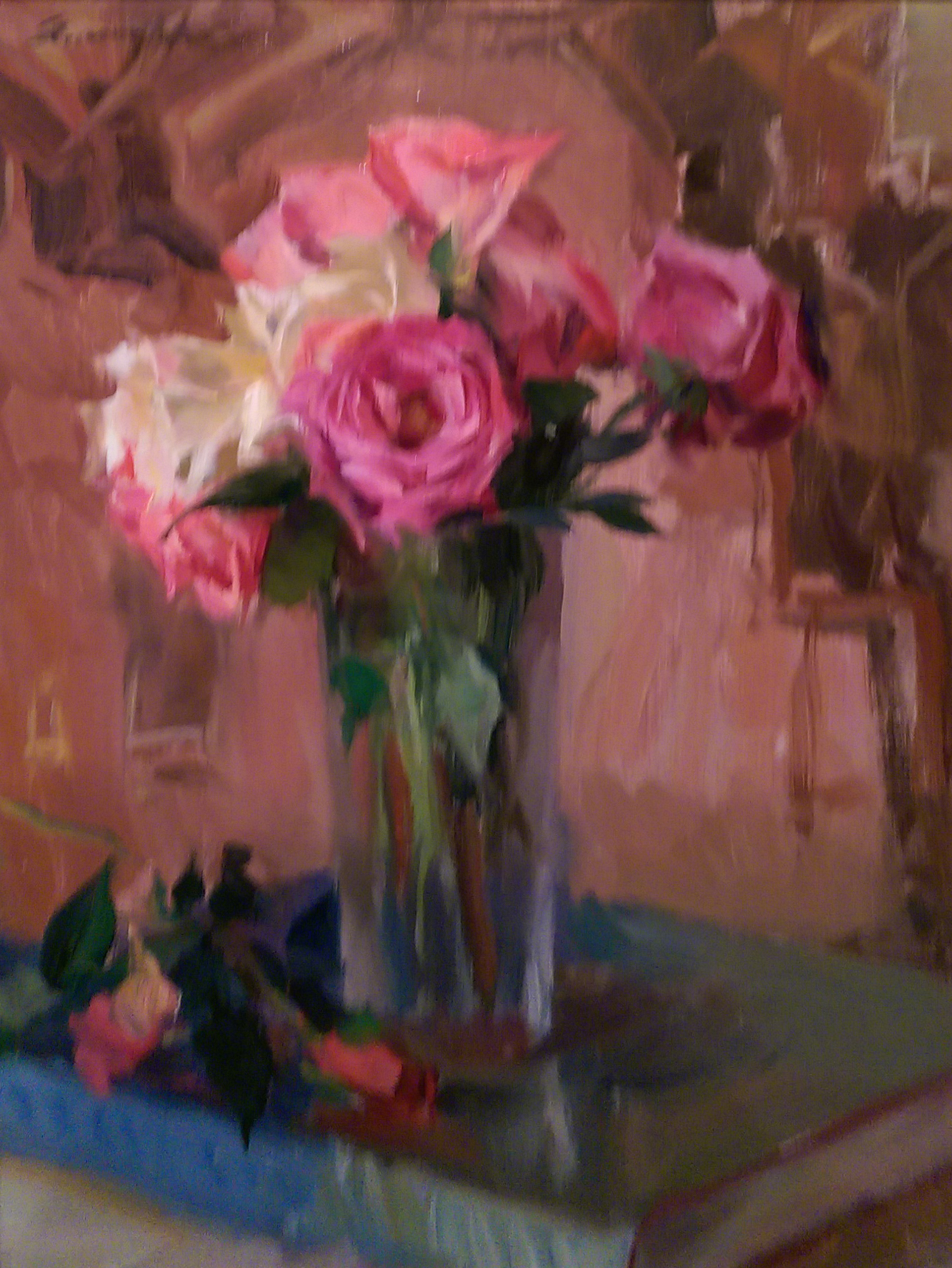 Roses in Glass by Quang Ho