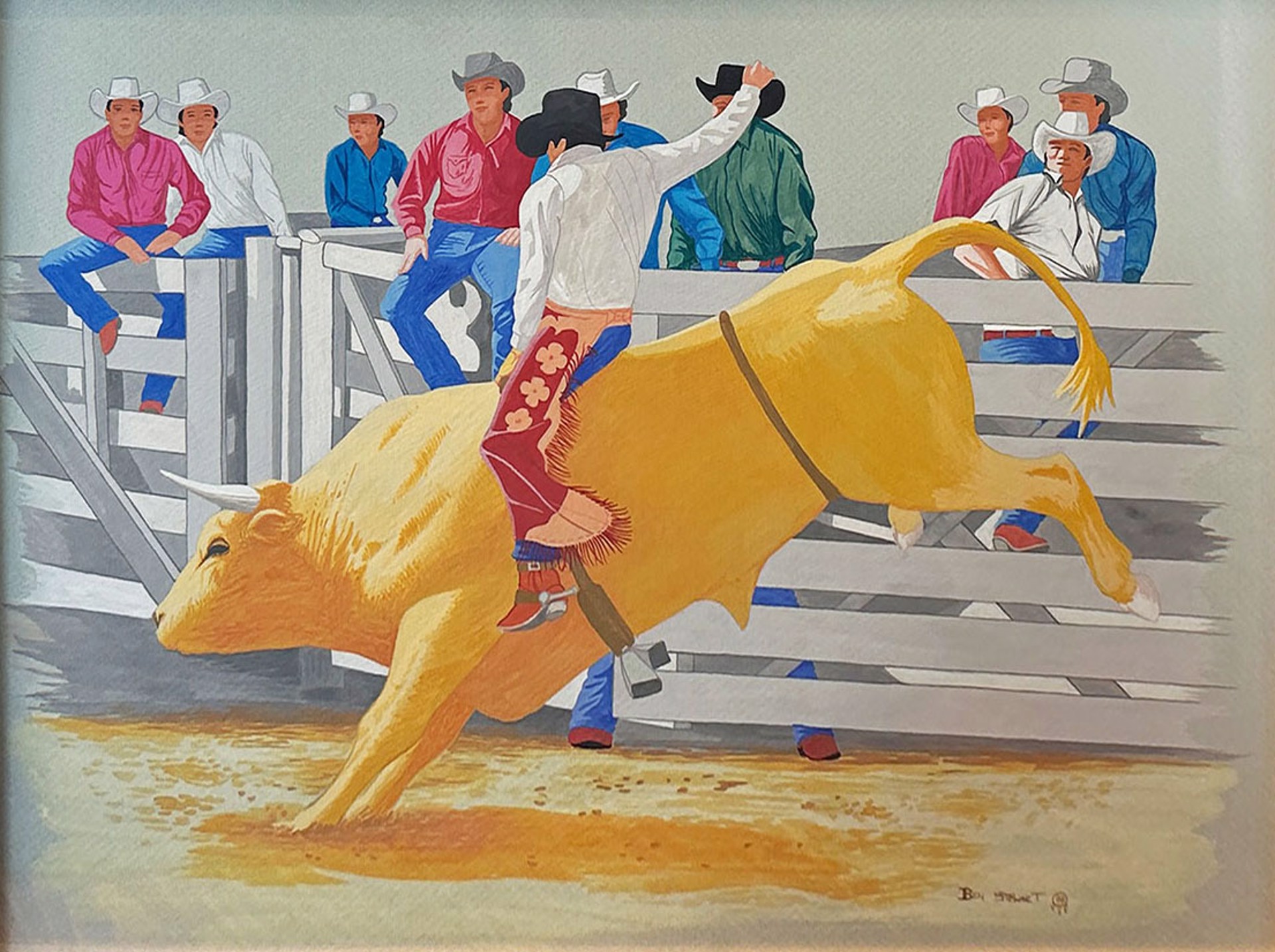 At the Rodeo, Bucking Bull by Ben Stewart