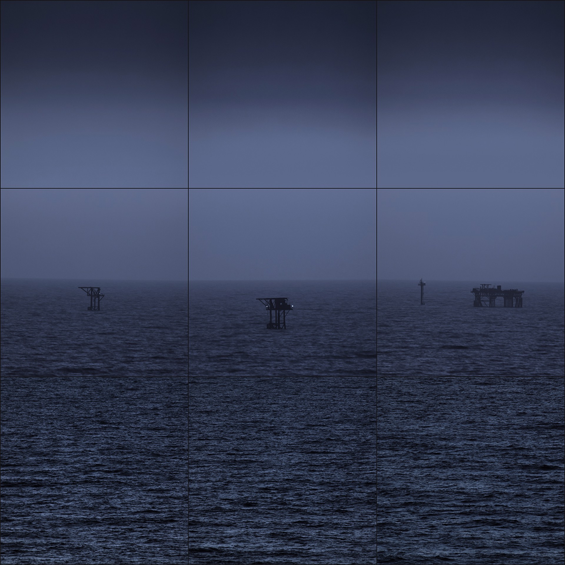 Sea Stacks - Blue by E. Dan Klepper