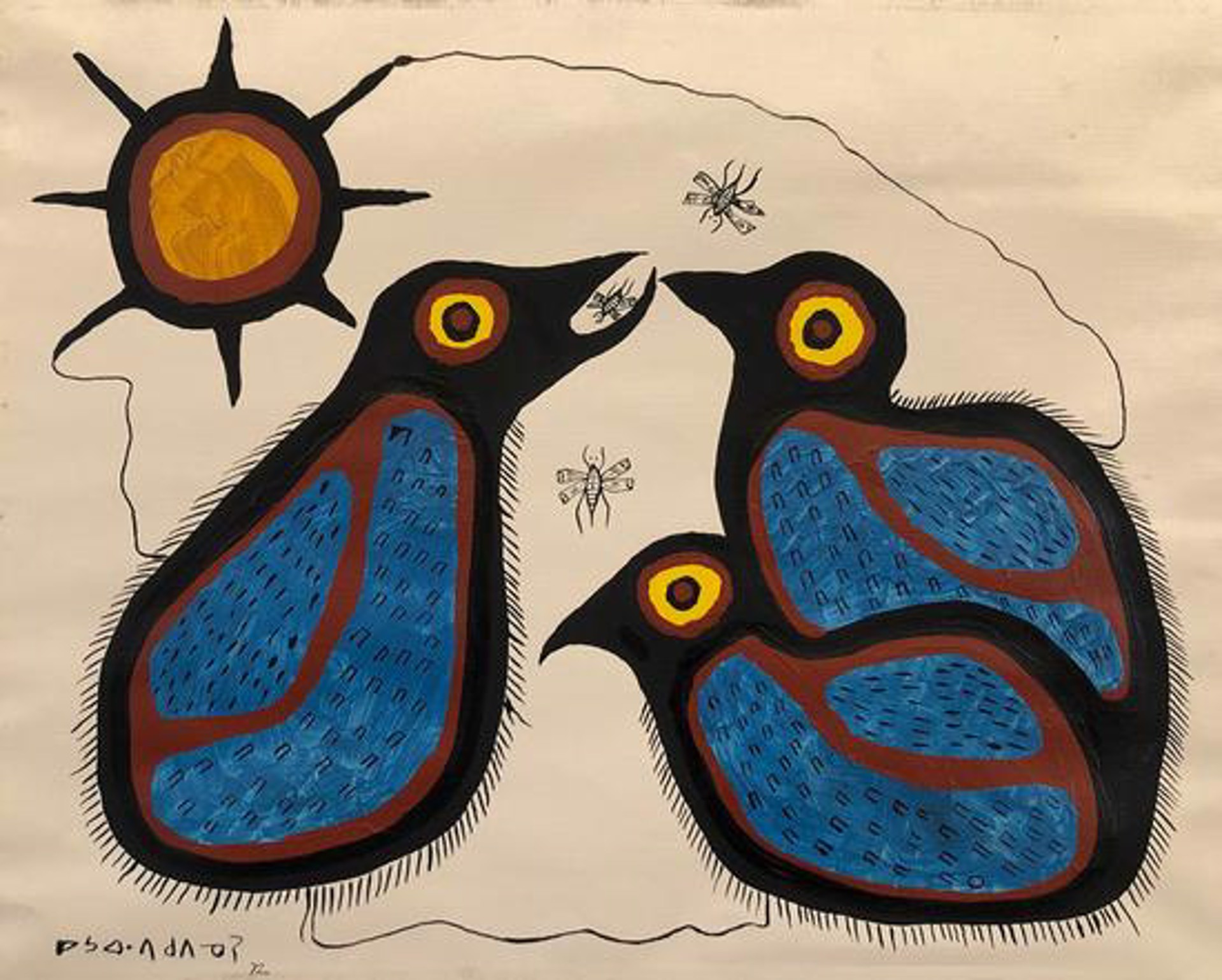 Untitled (1972) by Norval Morrisseau (1931-2007)