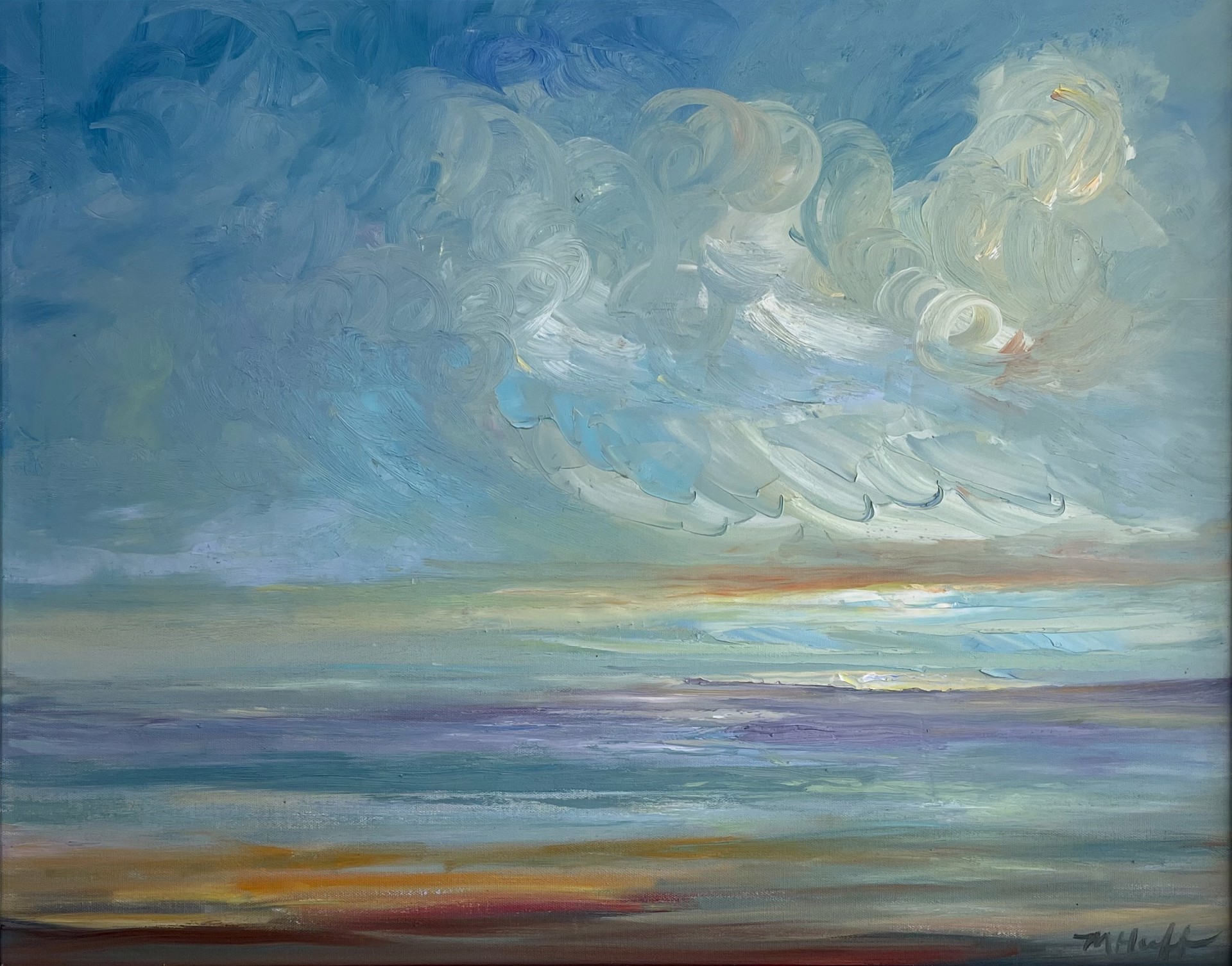 Windy Clouds by Maudie Huff