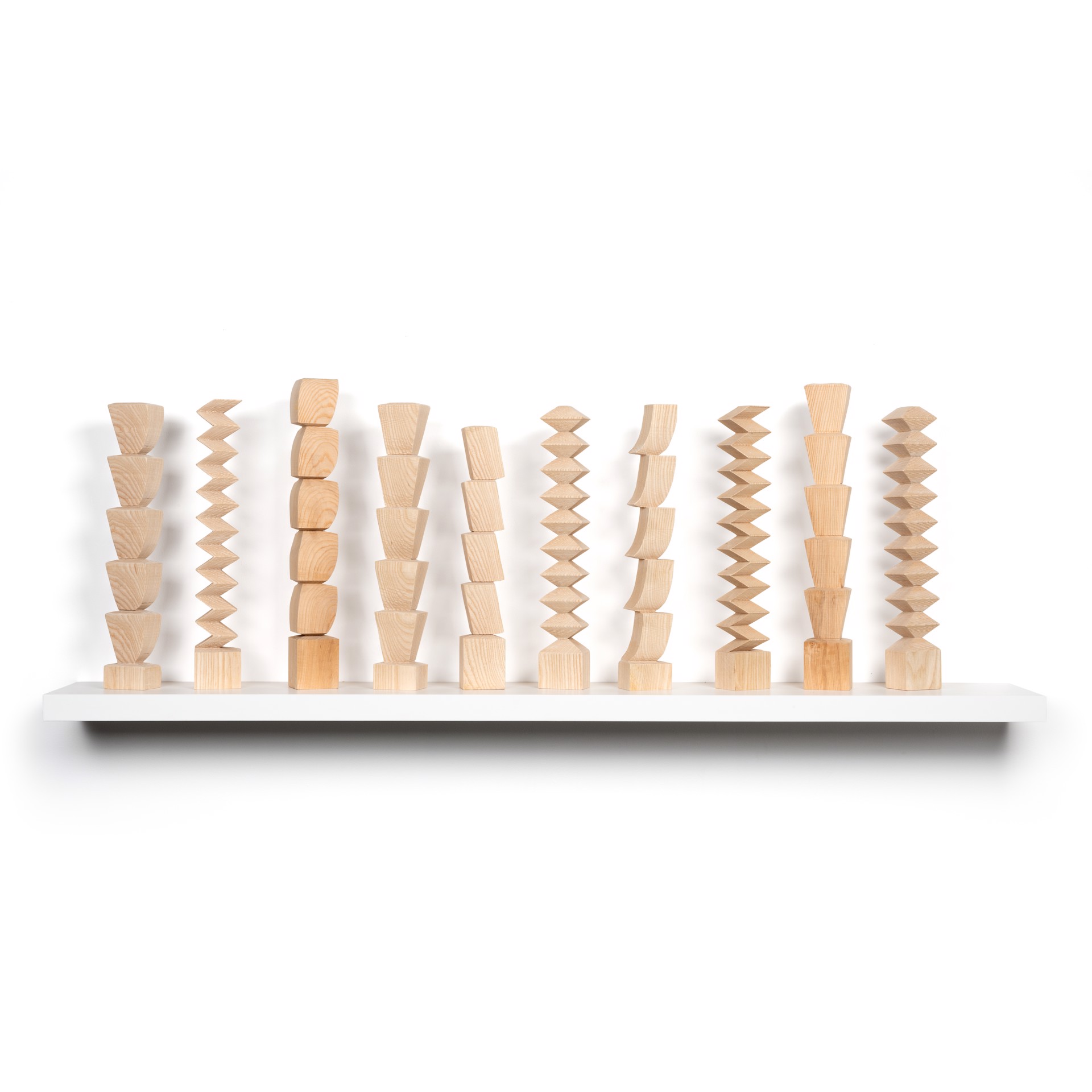 Repeating Shape Columns by Ellie Richards