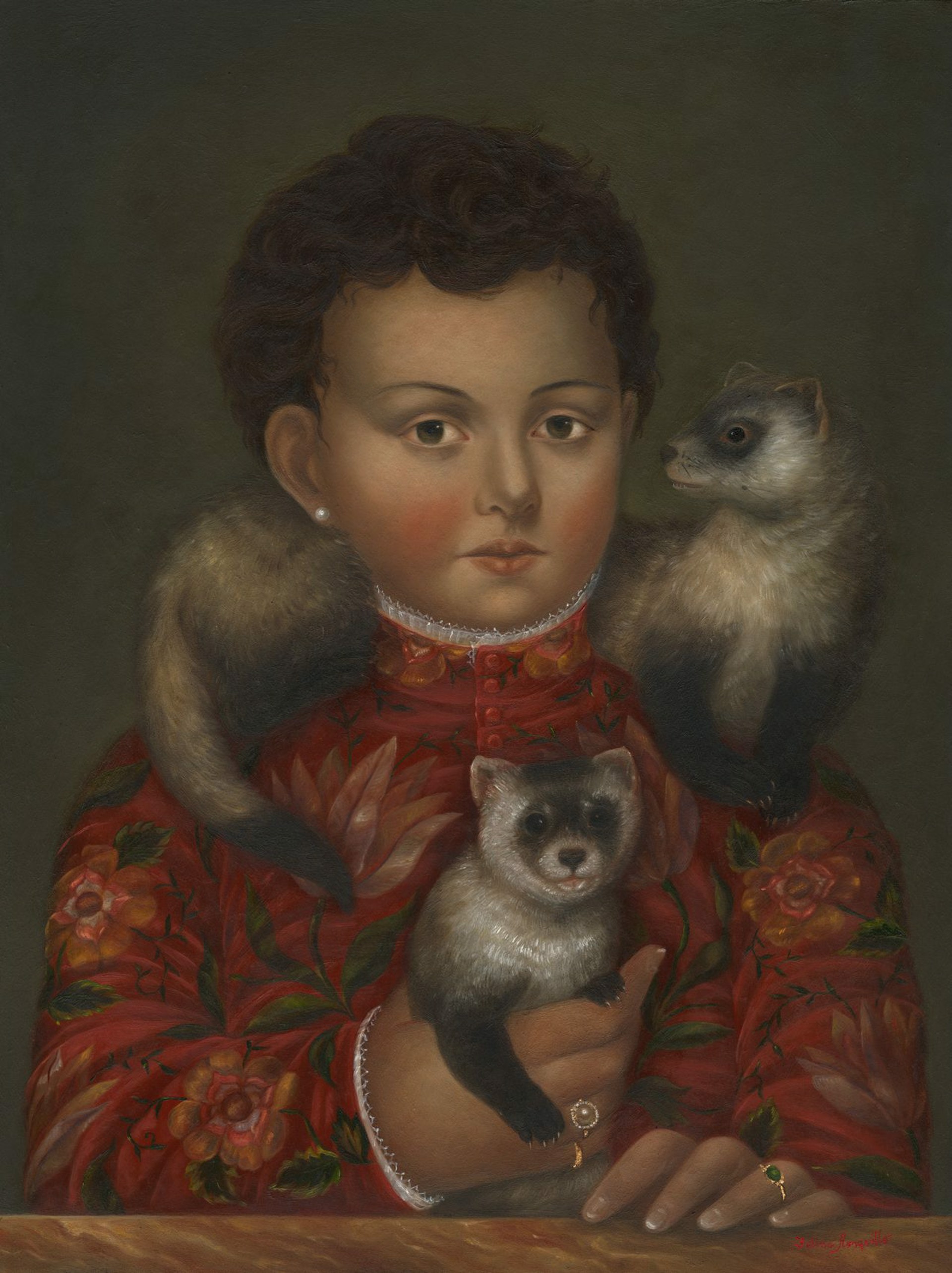 The Happy Few: Youth with Black Footed Ferrets by Fatima Ronquillo