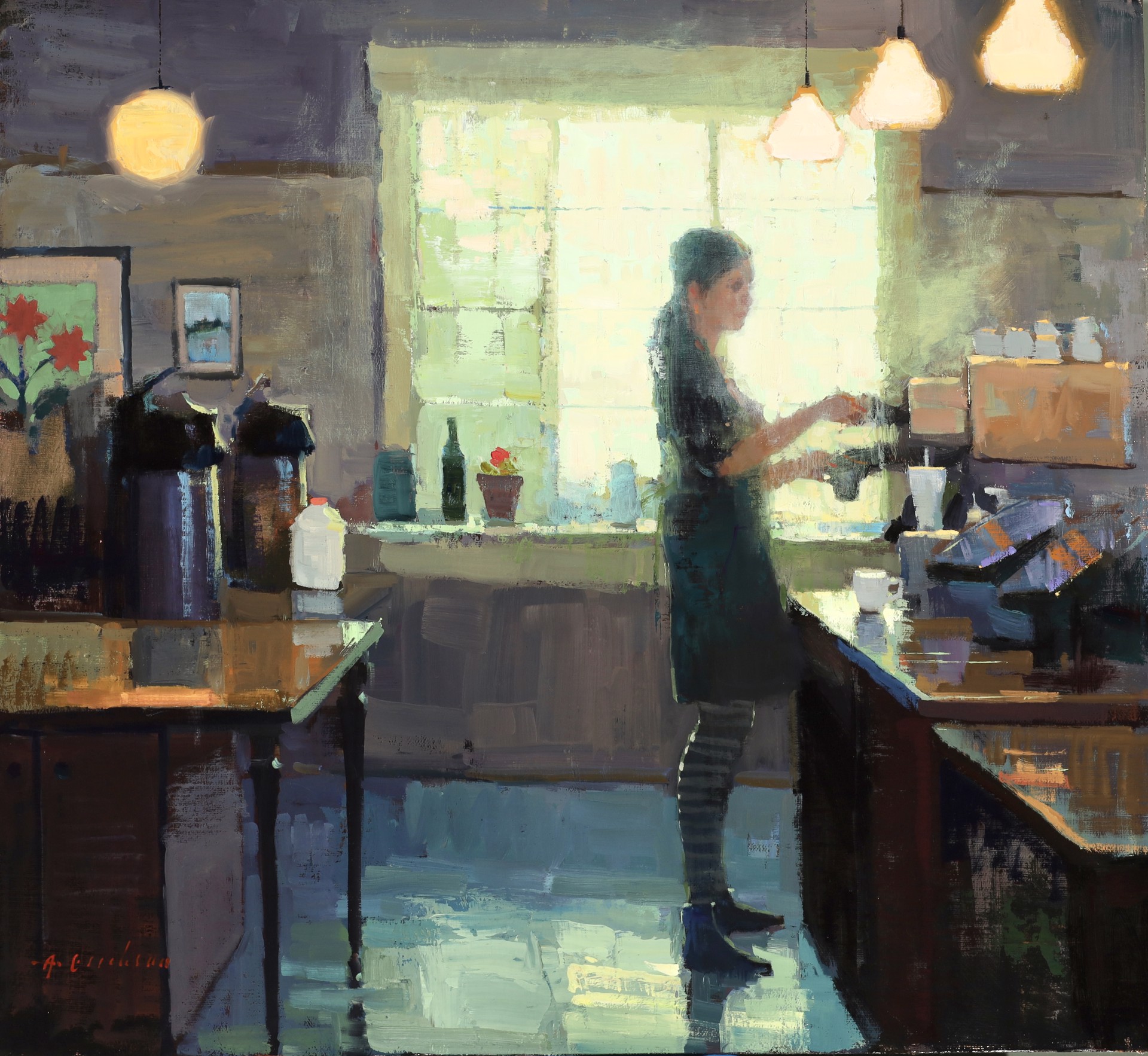 Afternoon at the Interstellar Cafe by Aimee Erickson
