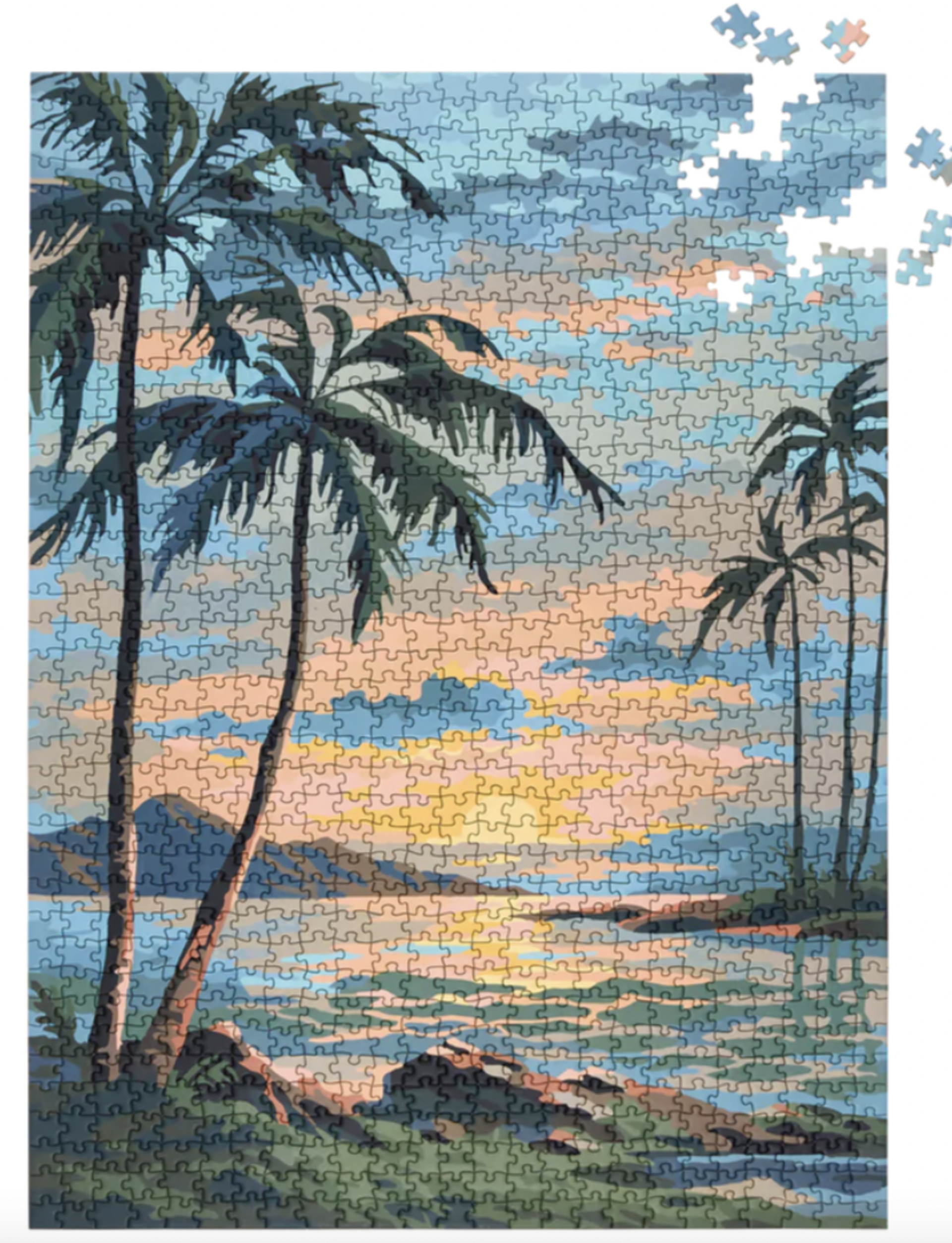 Paint by Numbers Tropics by Four Point Puzzles