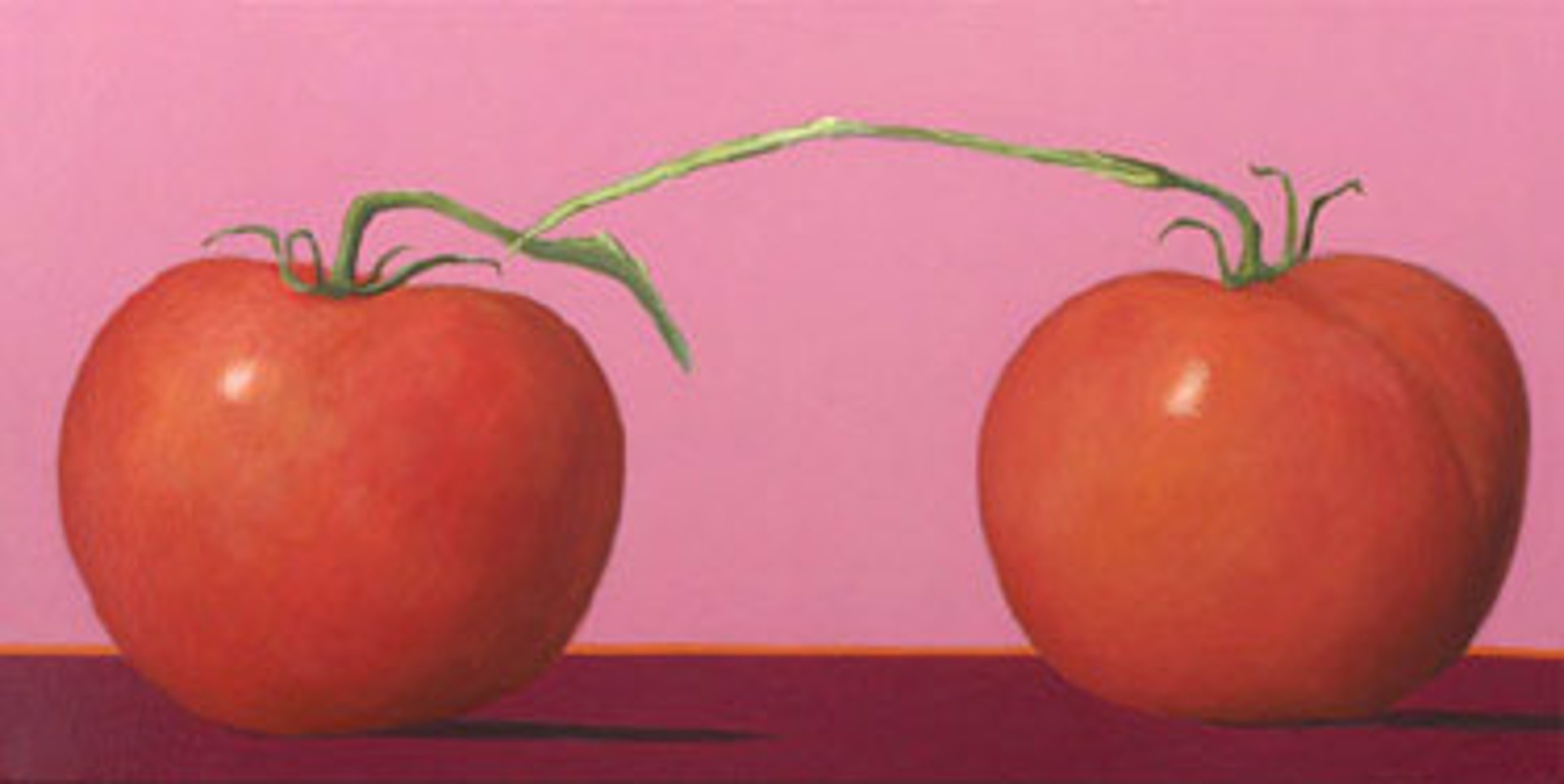 Touching Tomatoes by Bill Chisholm