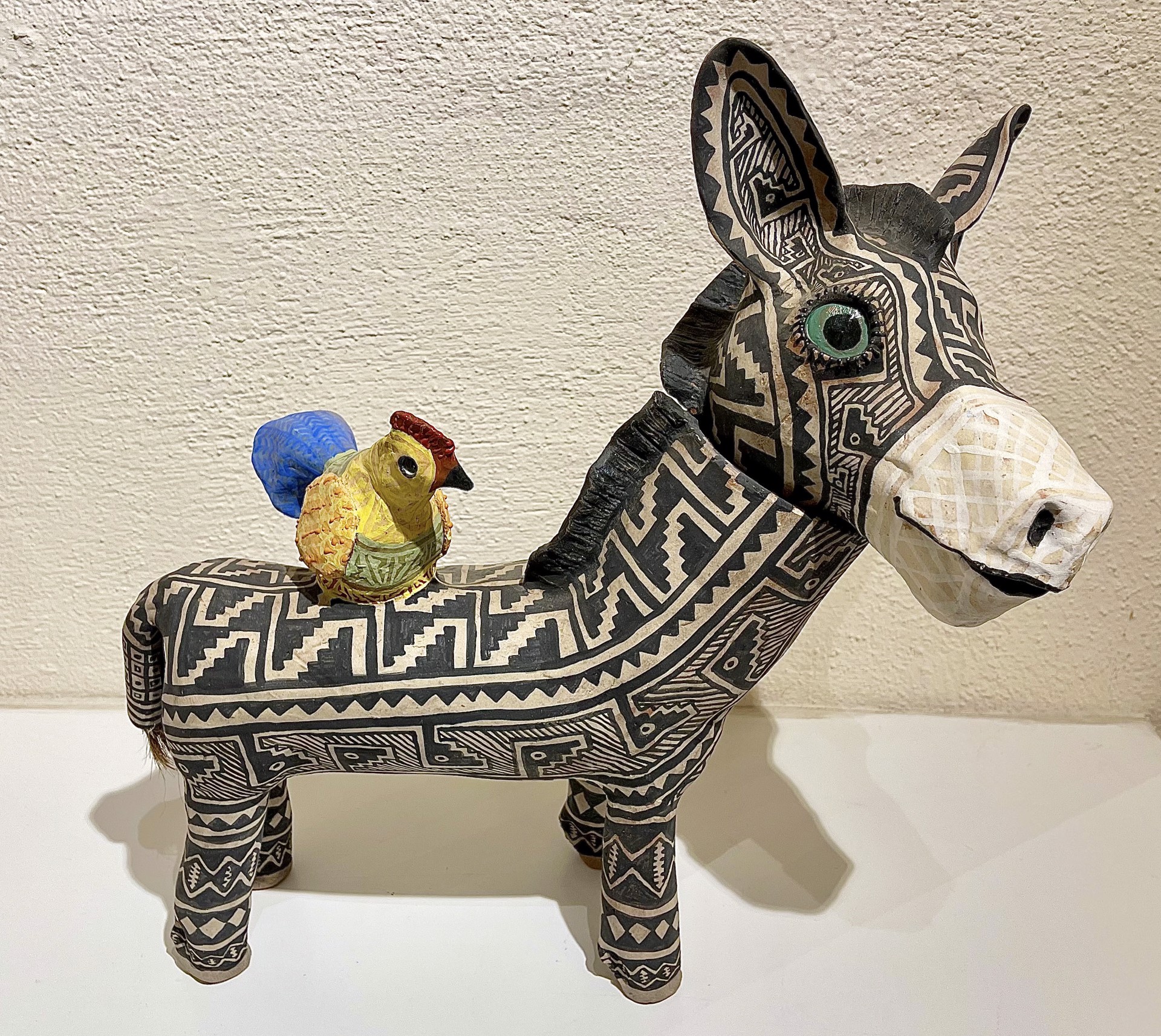 515 Donkey with Chicken by Molly Heizer