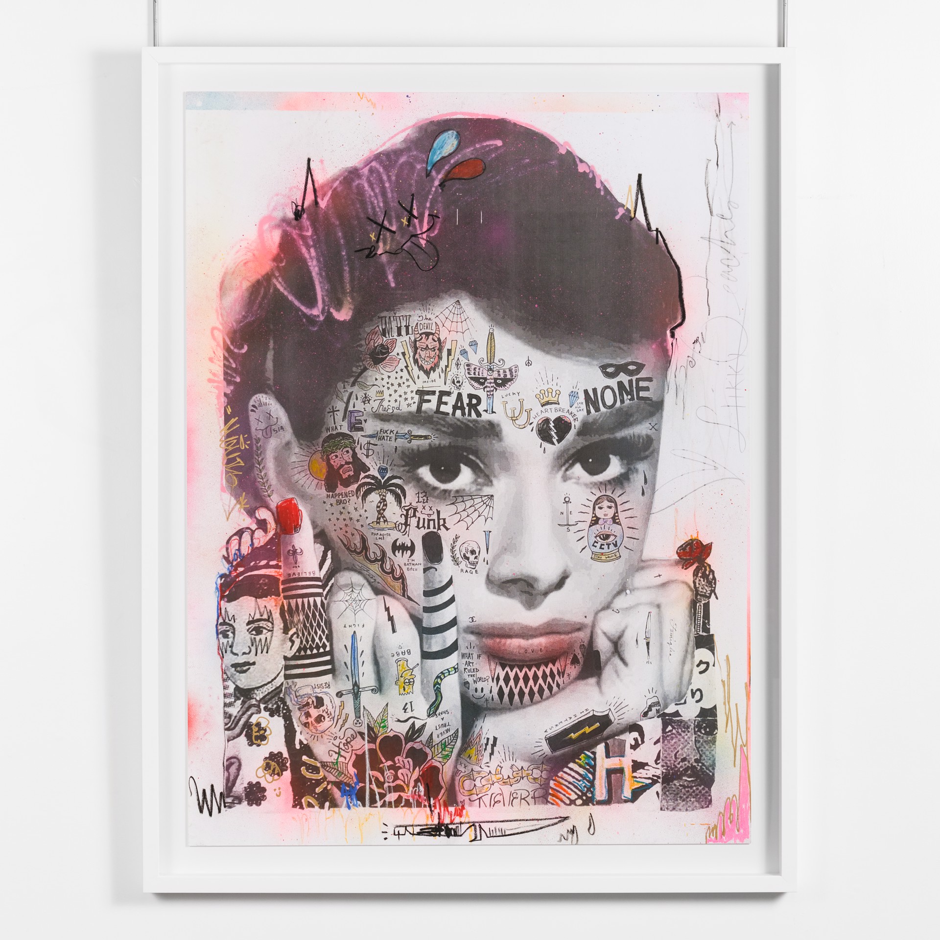 Audrey Hepburn by Stikki Peaches