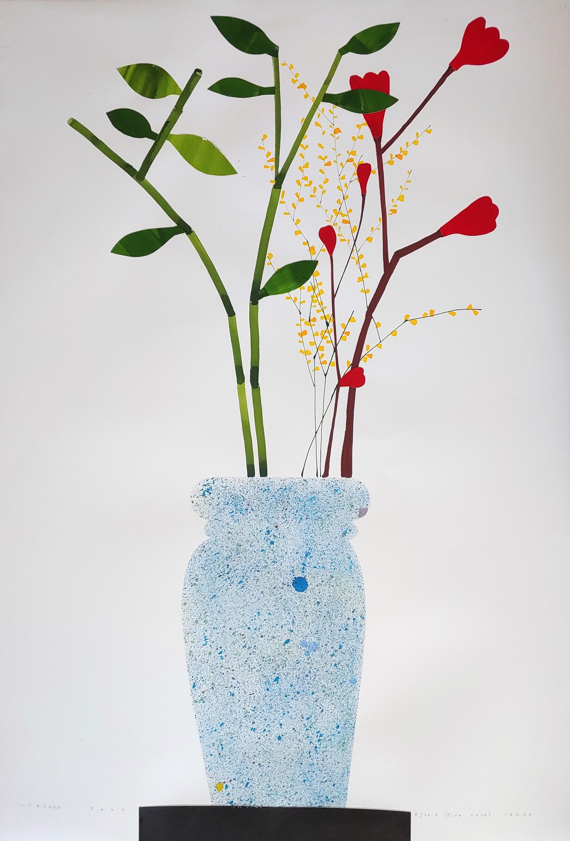 8/20: 6 (Blue vase) by Stephen Daly