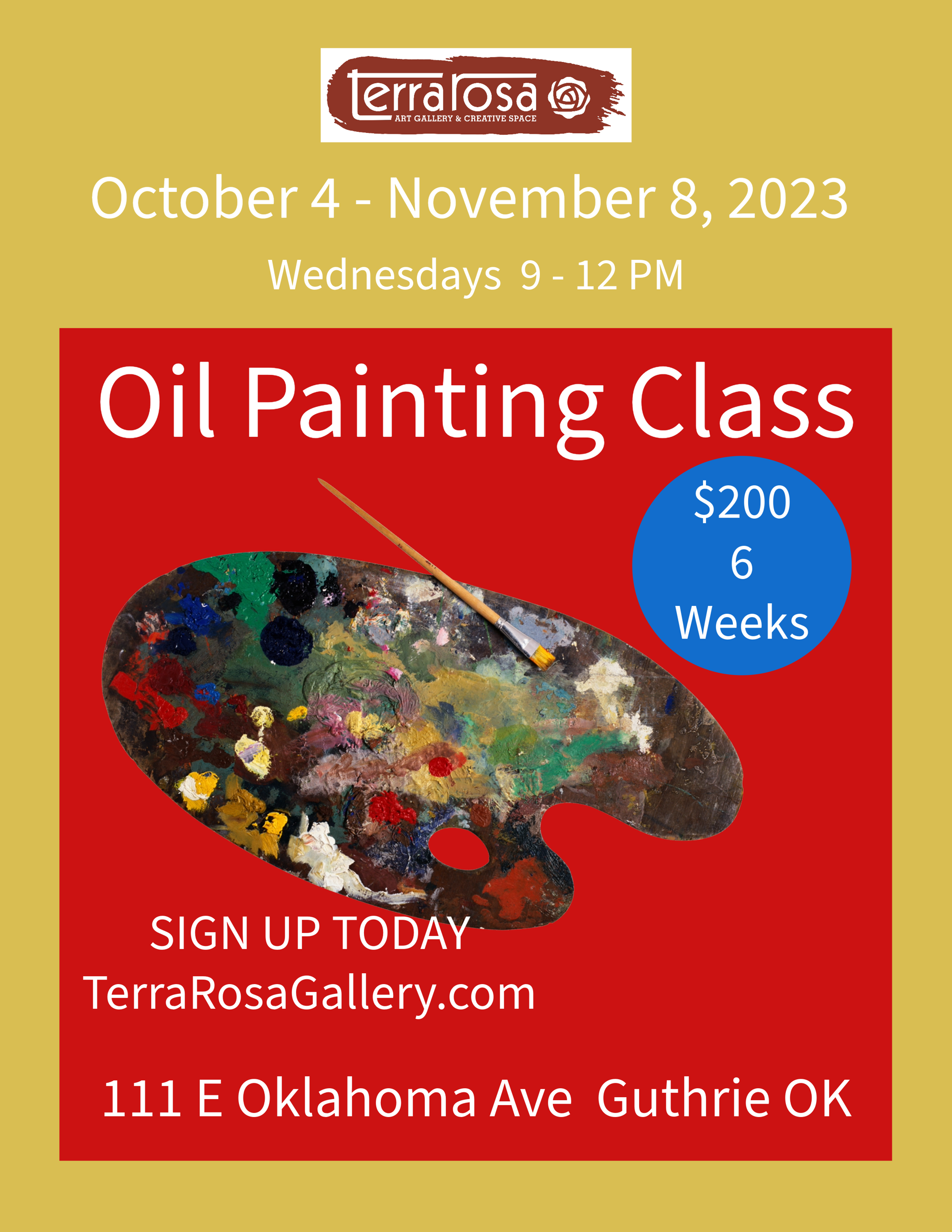 Oil Painting October 4 - November 8, 2023 by Gaylon Thompson