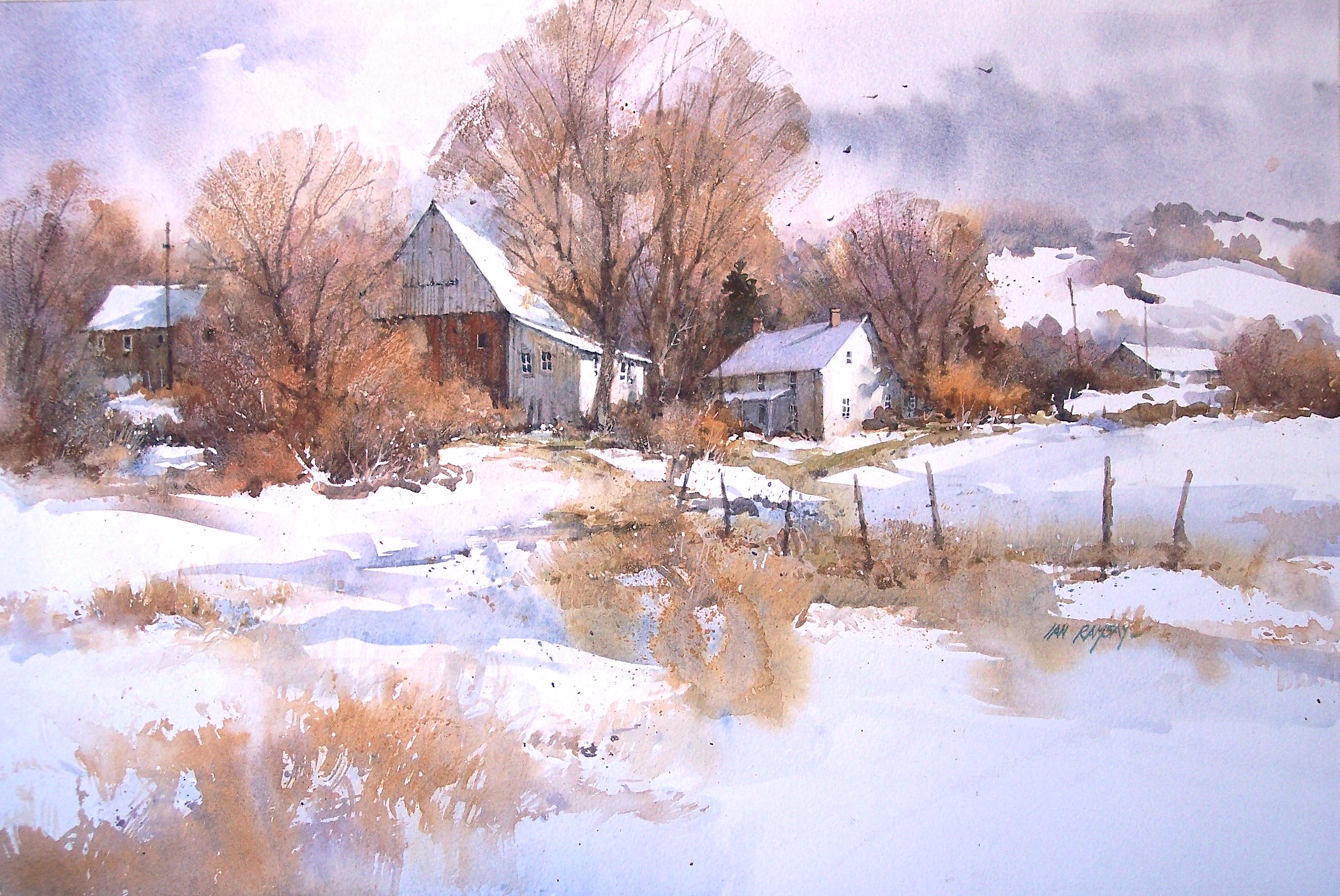 Parker Farm, Vermont by Ian Ramsay