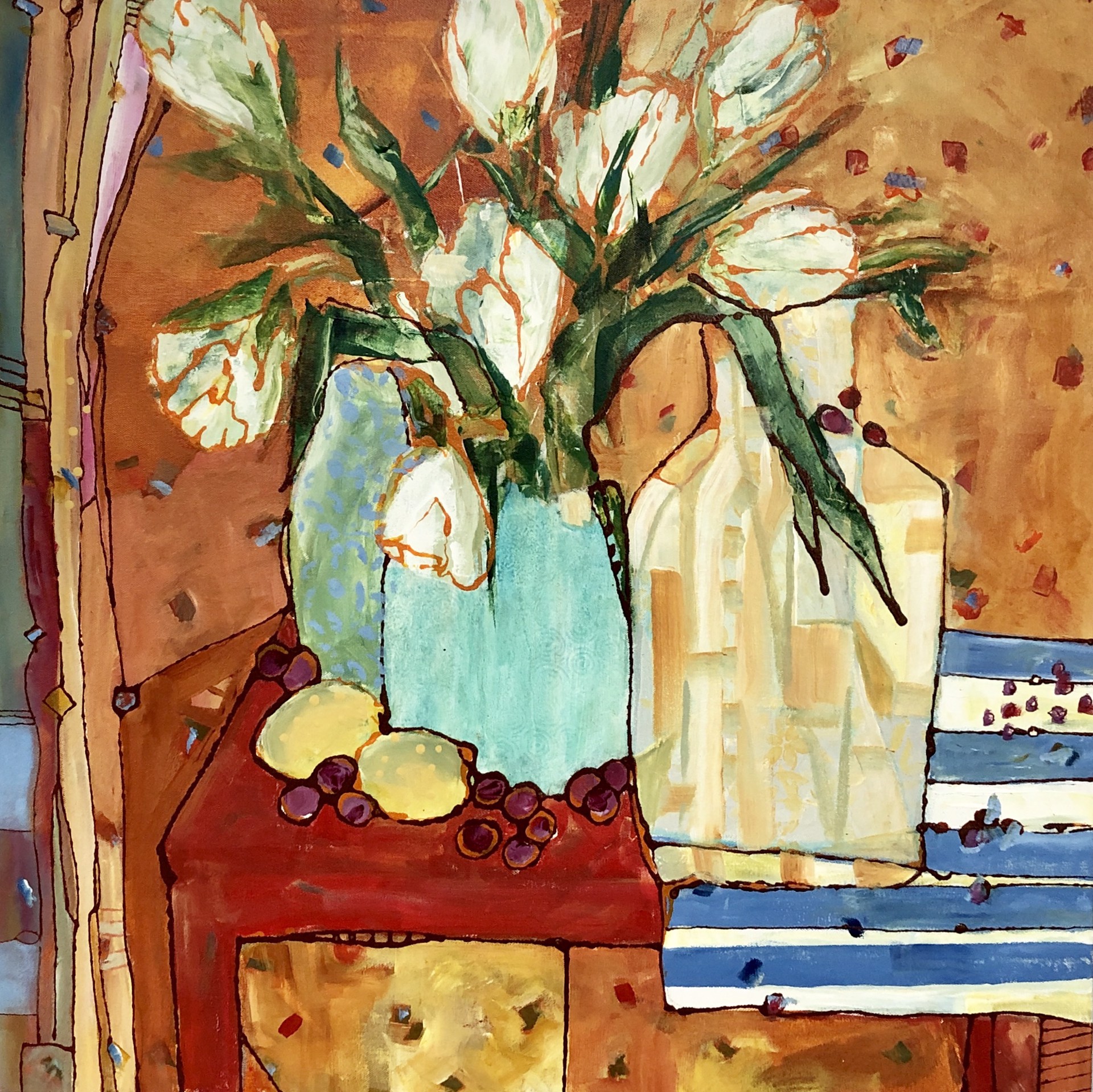 Lemons & Grapes by Jill Krasner