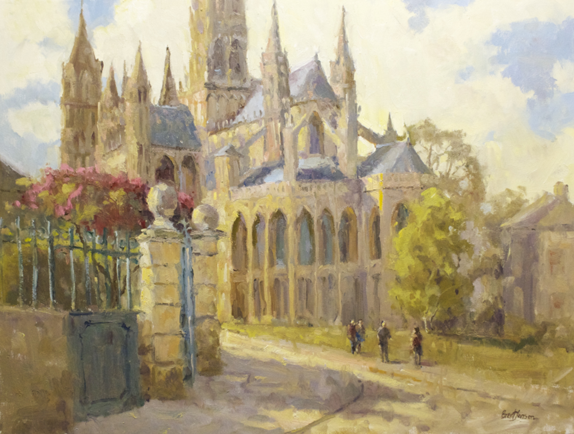 Normandy Cathedral by Brent Jensen