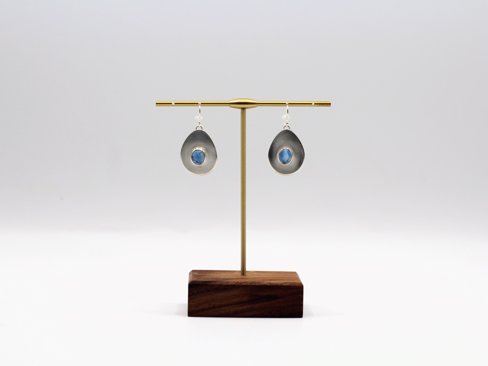 Turquoise Tear Drop Dangles by Ashley Hanna
