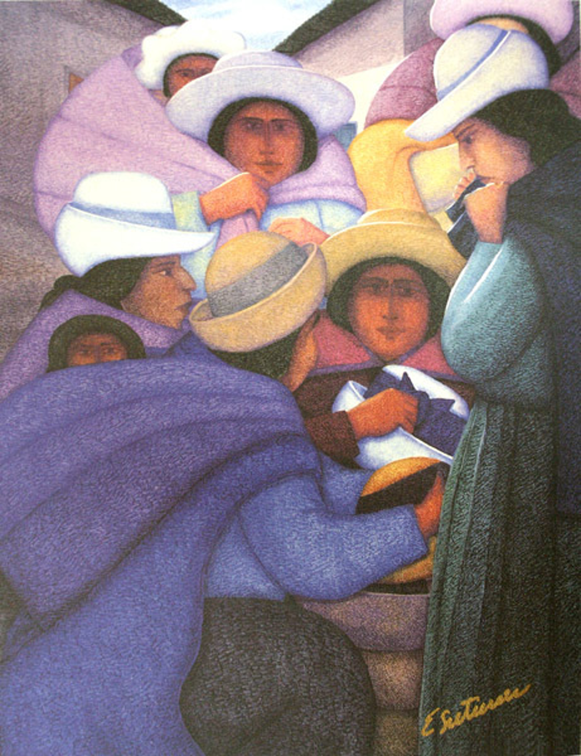 Mujeres De Huancayo by Ernesto Gutierrez