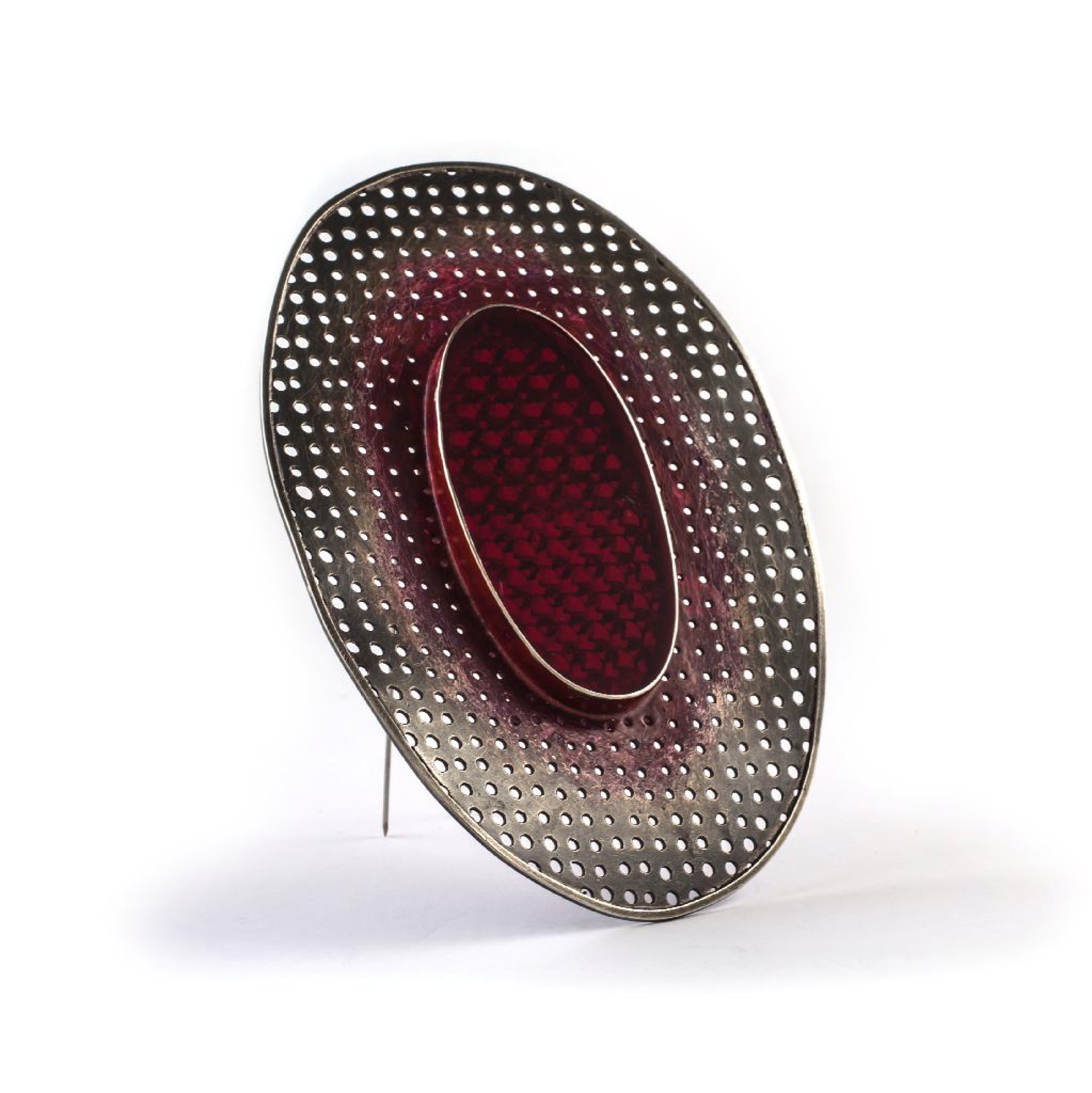 Perforated Brooch, 2014 by Daniel Kruger