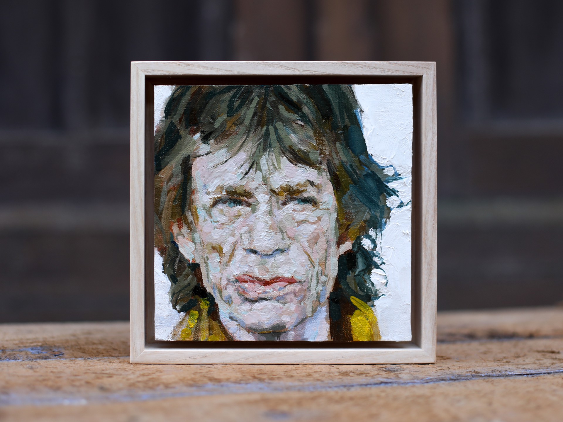 Portrait Mick Jagger by Heiko Mattausch