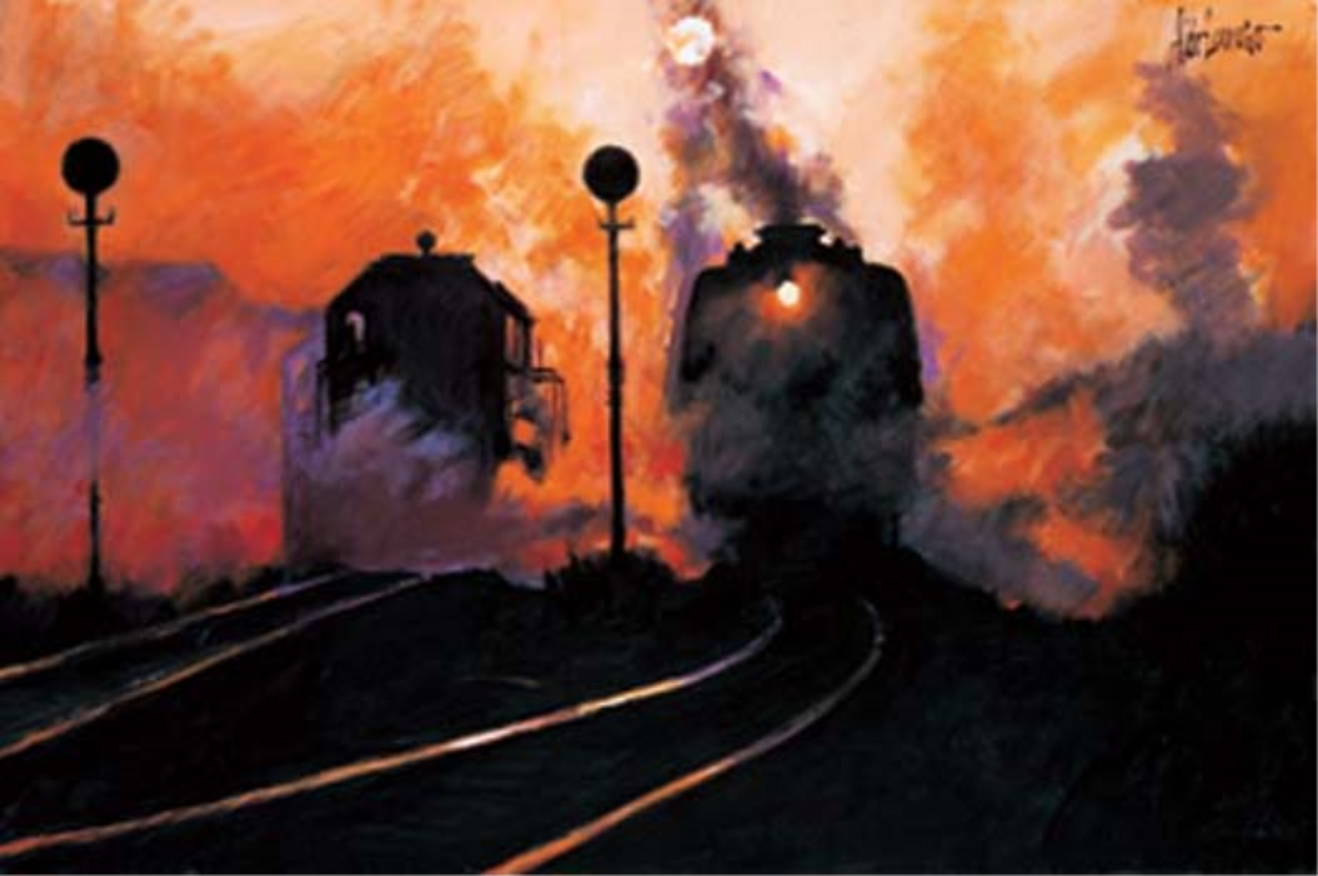 Twilight Tracks (S/N) by Aldo Luongo