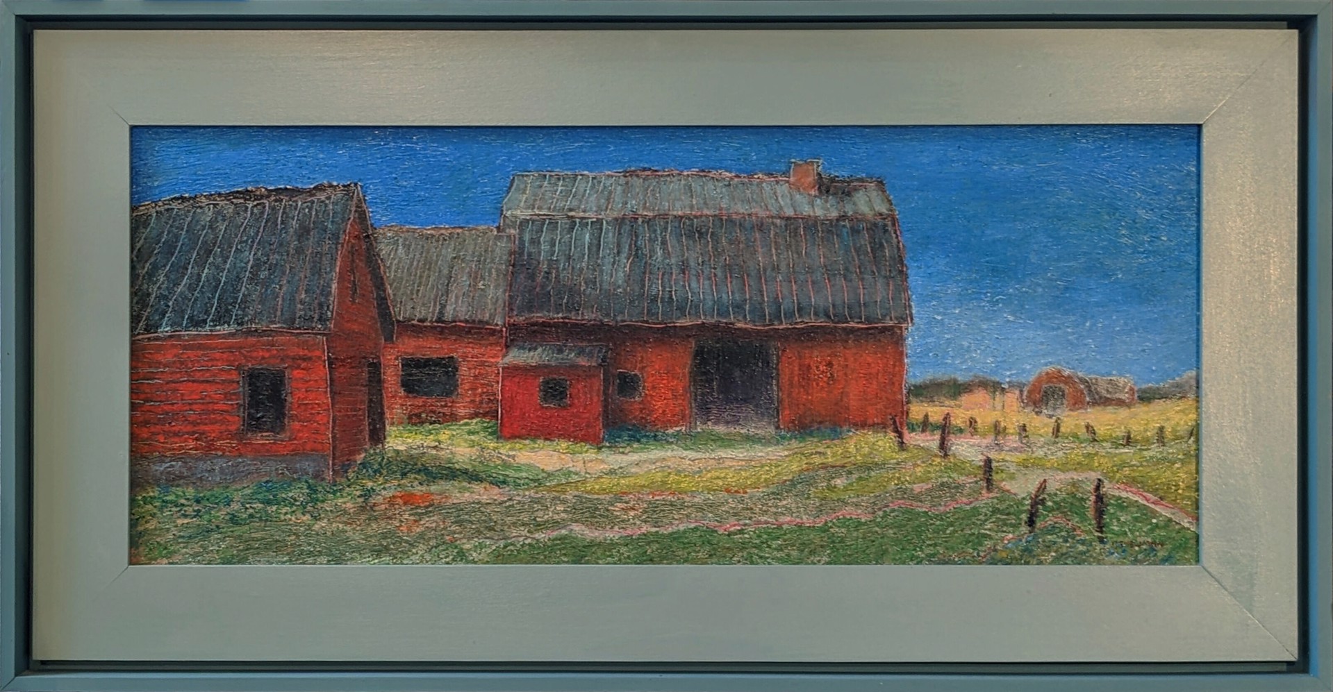 Several Barns (Grand Isle) by Andy Newman