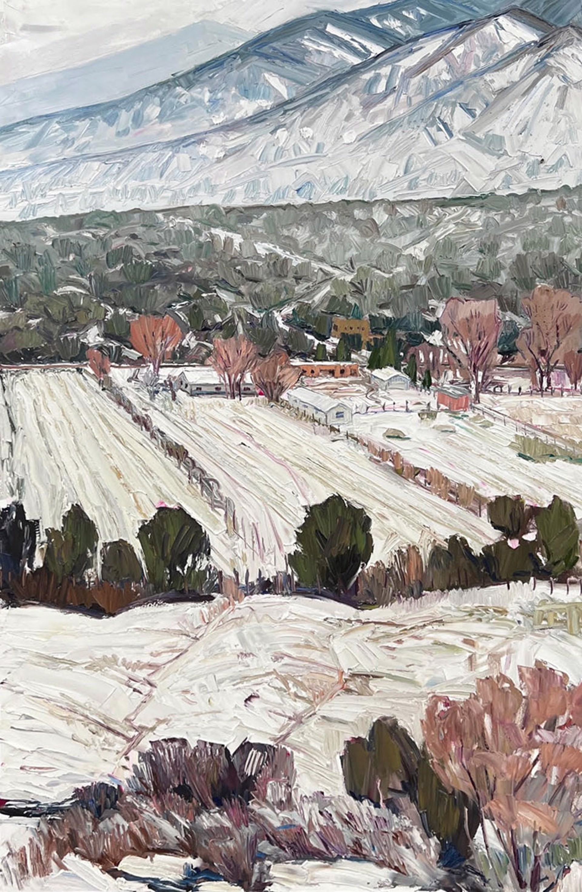 Across the Fields in Early January by Jivan Lee